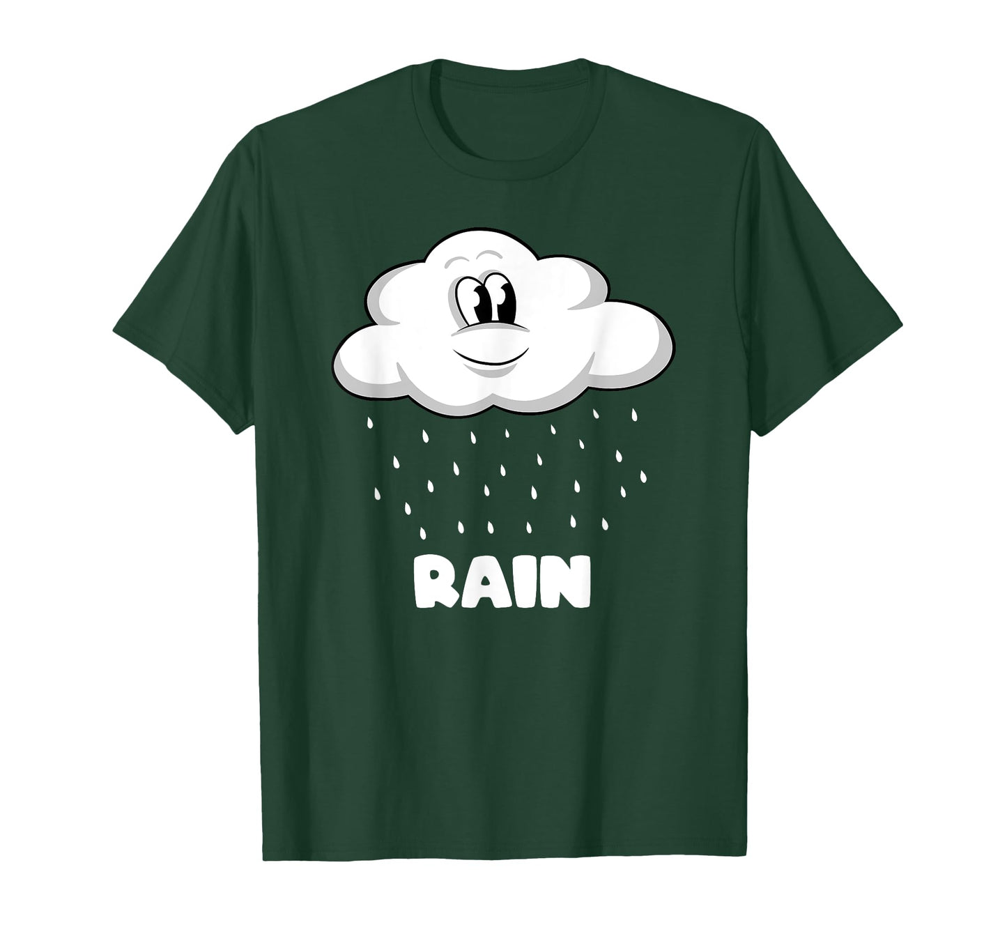 Rain & Umbrella Matching Couple Halloween Best Friends T-Shirt