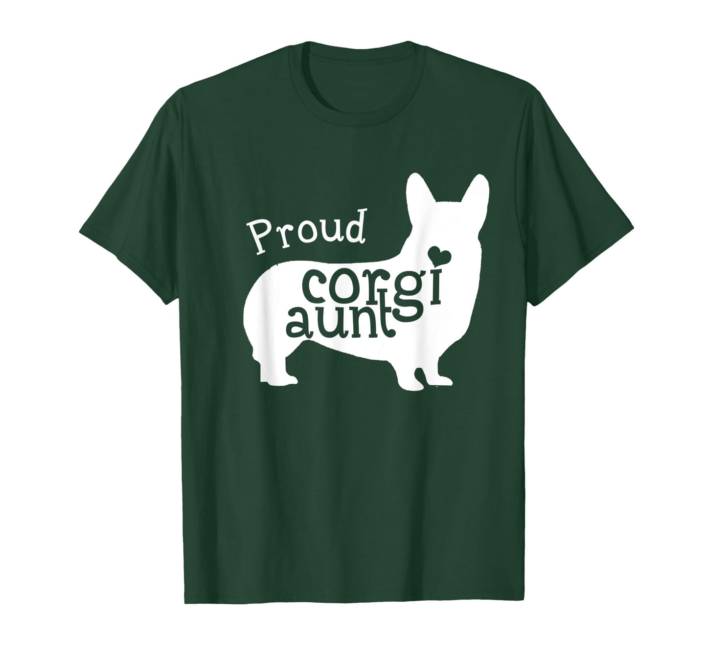 Proud Corgi Aunt Funny Mother's Day Dog Lover T-Shirt