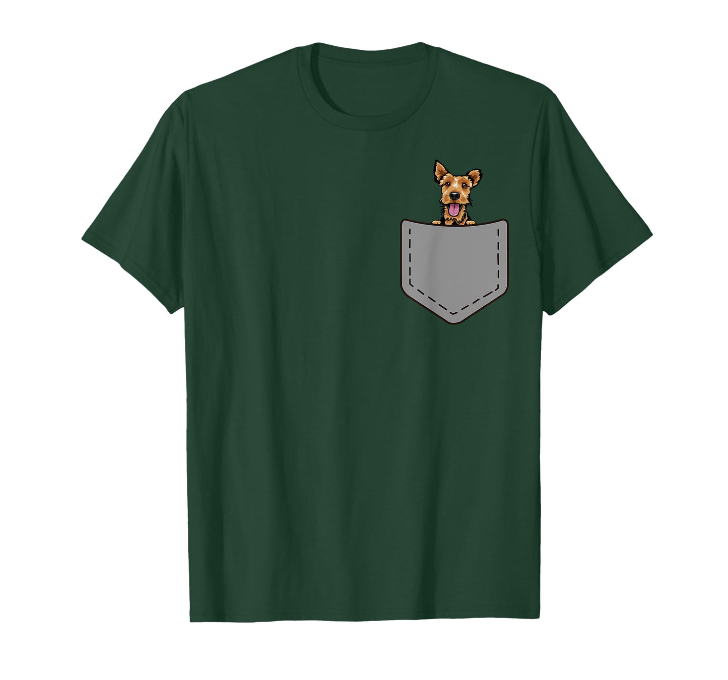 Funny Welsh Terrier Dog in your Pocket Dog lovers owners T-Shirt