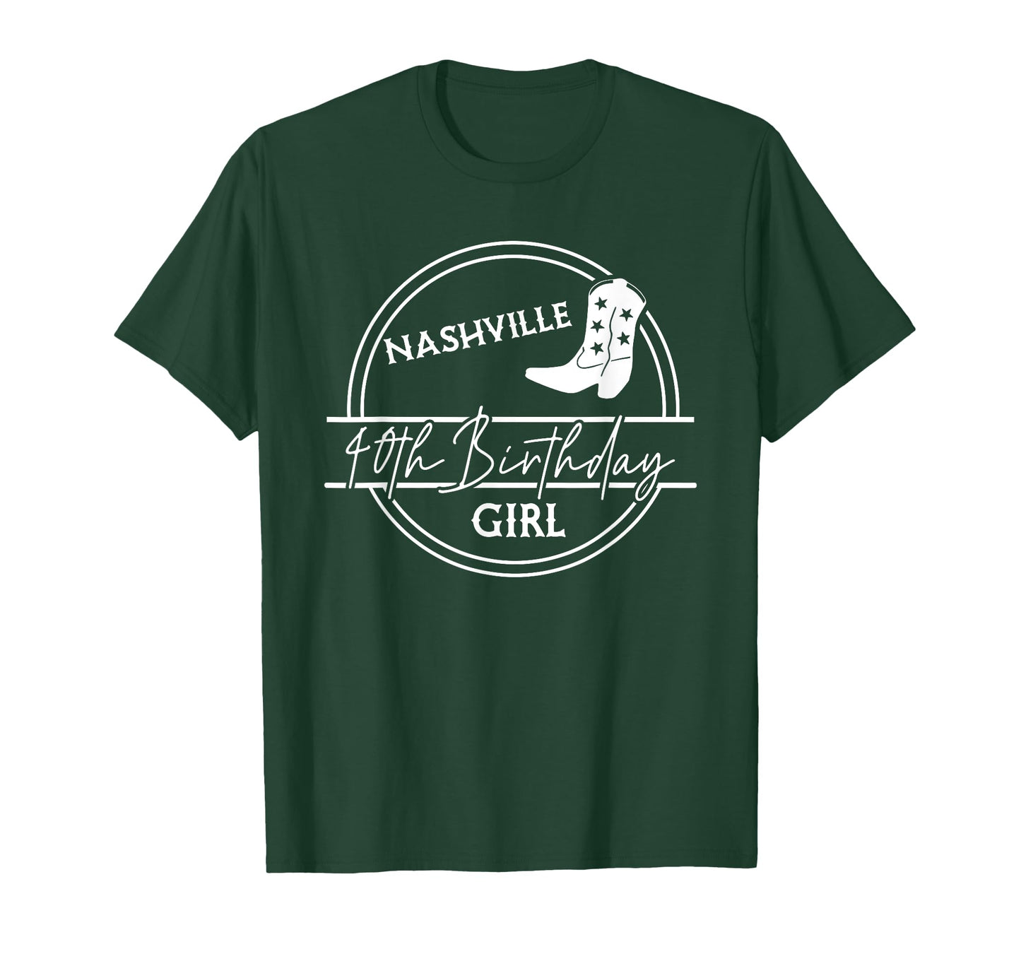 Nashville 40th Birthday Crew & Nashville 40th Birthday Girl T-Shirt
