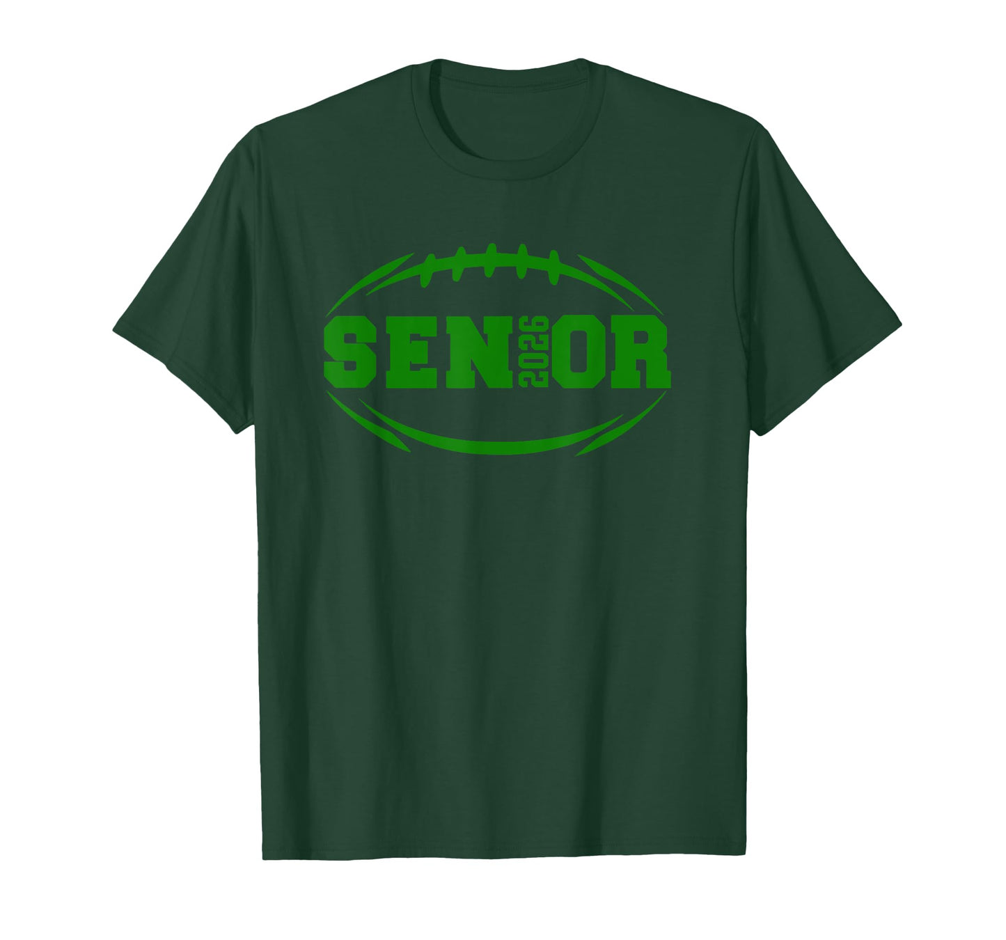 Football Proud Senior 2026 Graduation Year T-Shirt