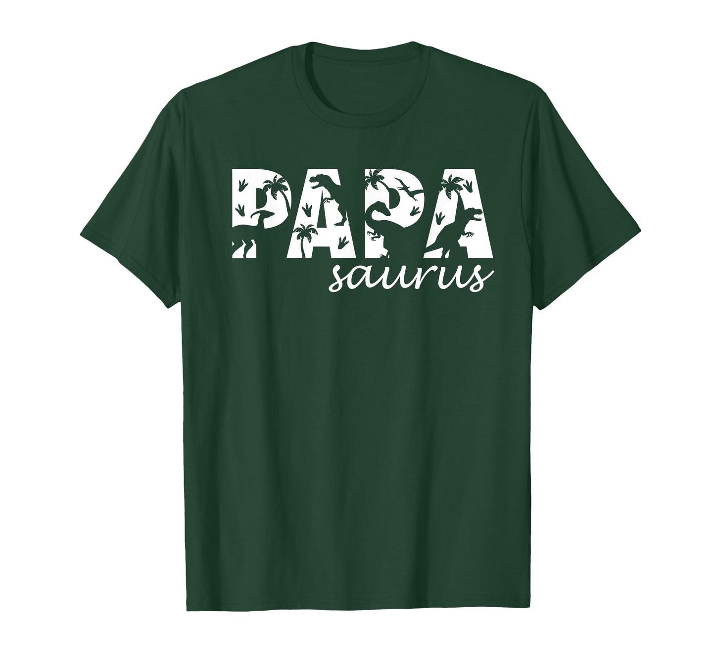 Papasaurus T Rex Dinosaur Papa Saurus Family Father's Day T-Shirt