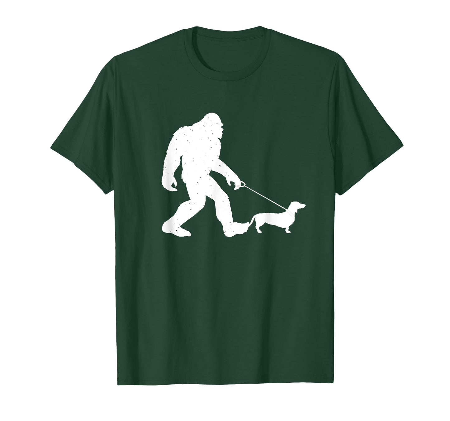 Bigfoot Walking Dachshund Shirt Funny Wiener Dog Gift T-Shirt