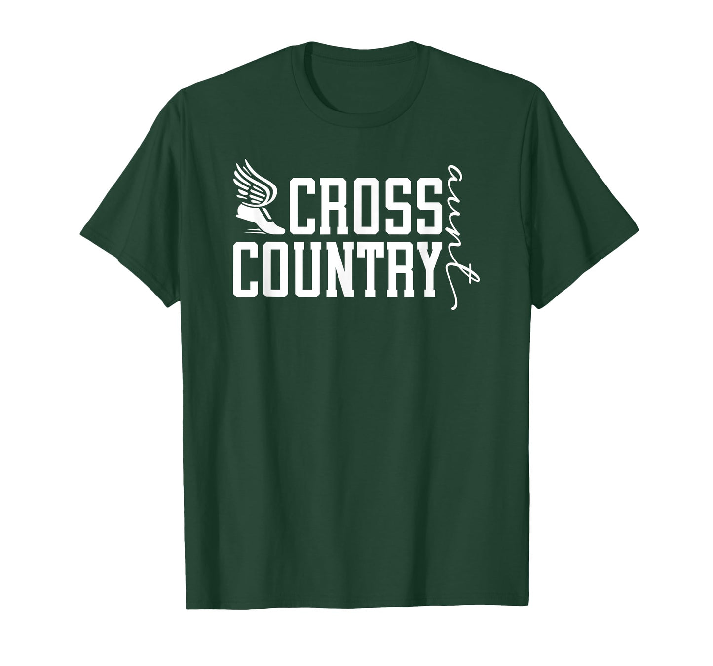 Cross Country Aunt Of A Cross Country Runner Auntie XC Aunt T-Shirt