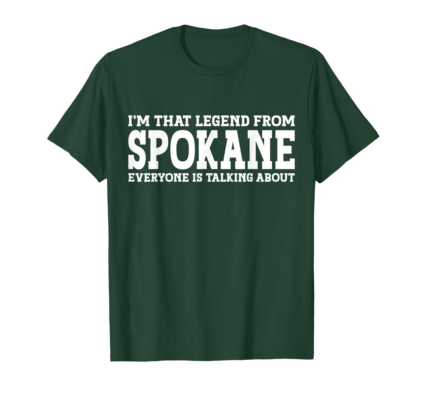 Spokane Hometown WA Washington Home Roots Funny City Spokane T-Shirt