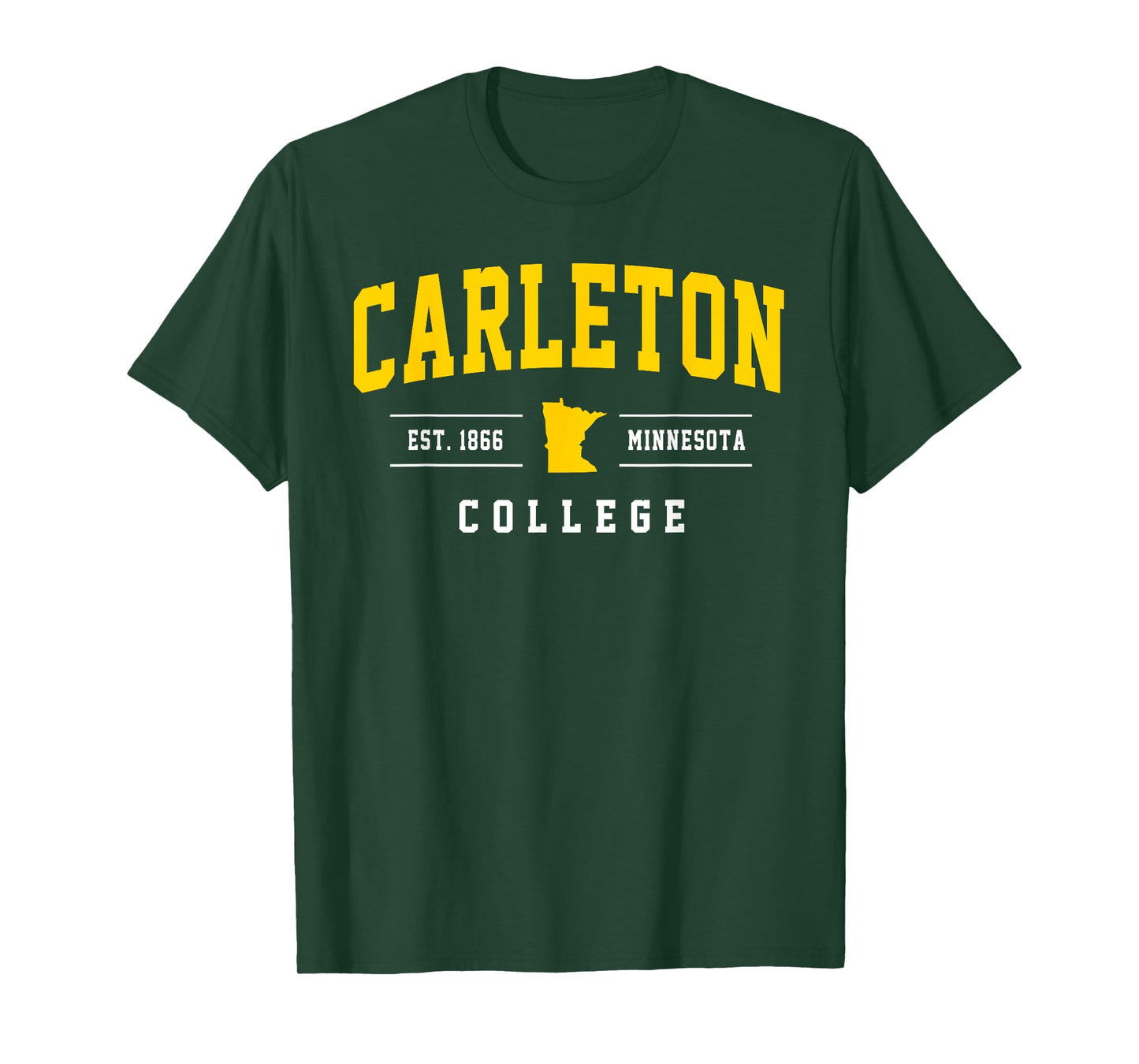 Carleton College Arch Vintage Design Men Women T-Shirt