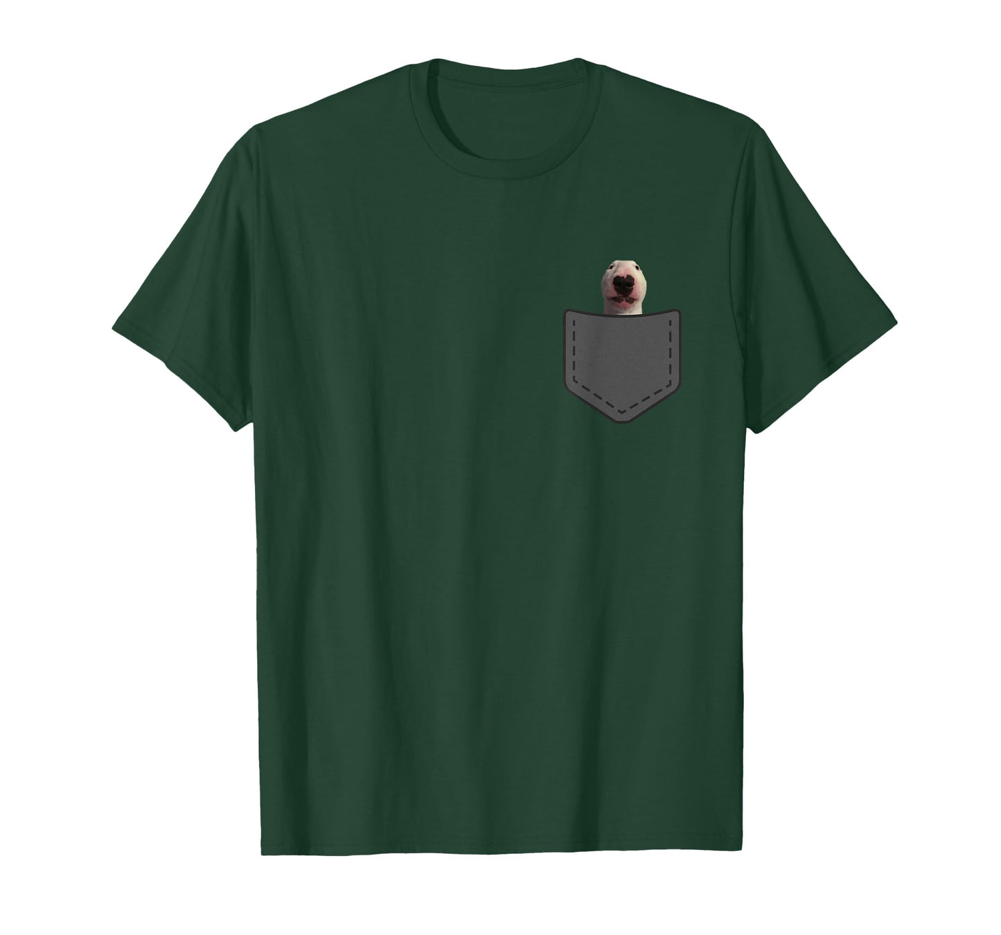 Walter Dog in Pocket Funny Meme T-Shirt for Men Women Girls Kids