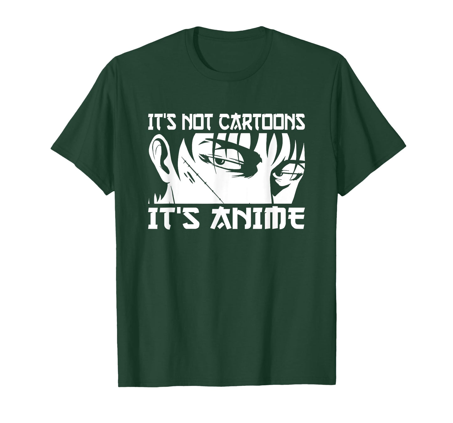 It's not Cartoons It's Anime Men Teen Boy Otaku Anime T-Shirt