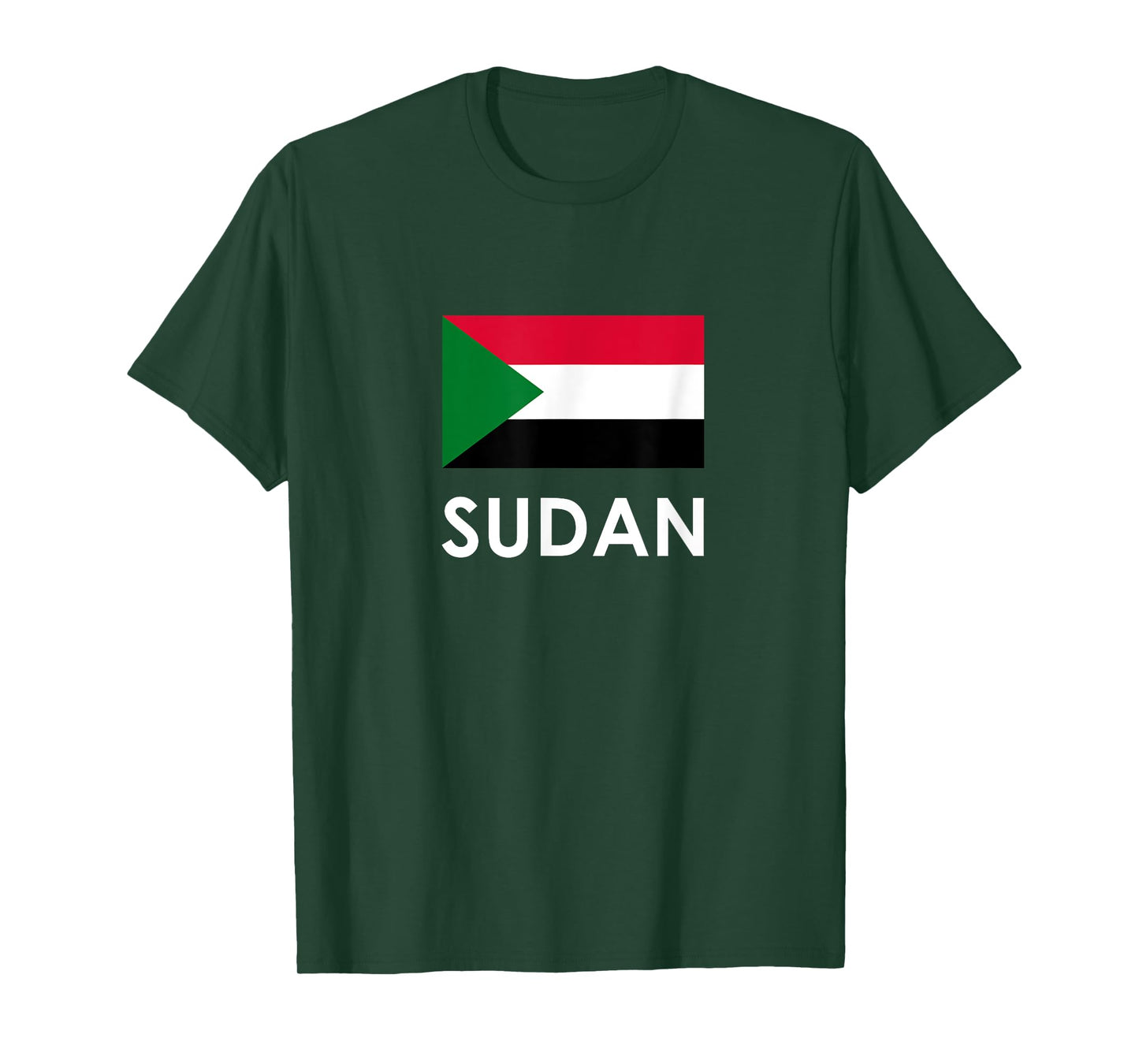 SUDAN Flag T Shirt T-Shirt