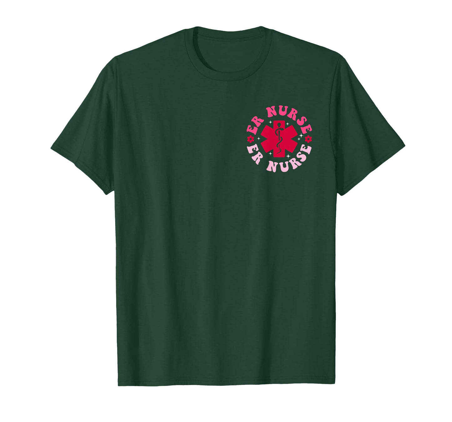 ER Nurse shirts for Women ER RN Emergency Department 2-sided T-Shirt
