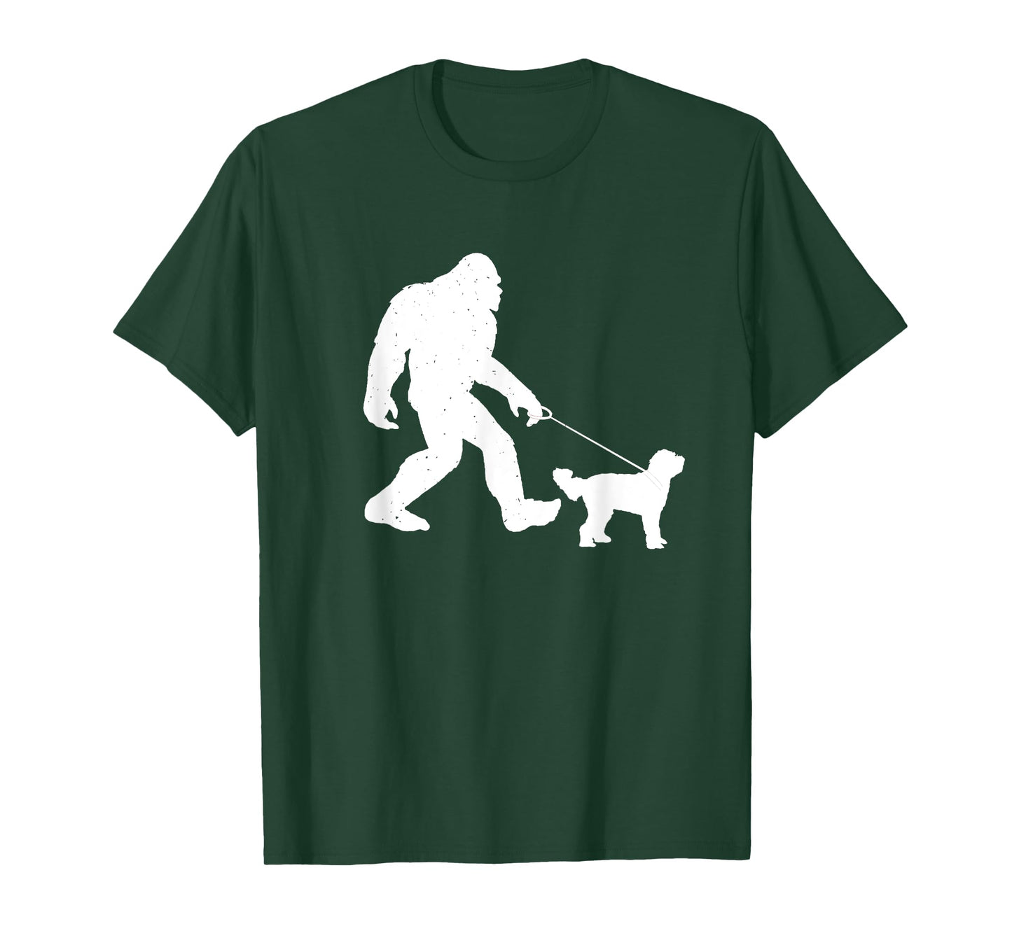 Bigfoot Walking Goldendoodle Dog The Dood Doodle Mom Funny T-Shirt