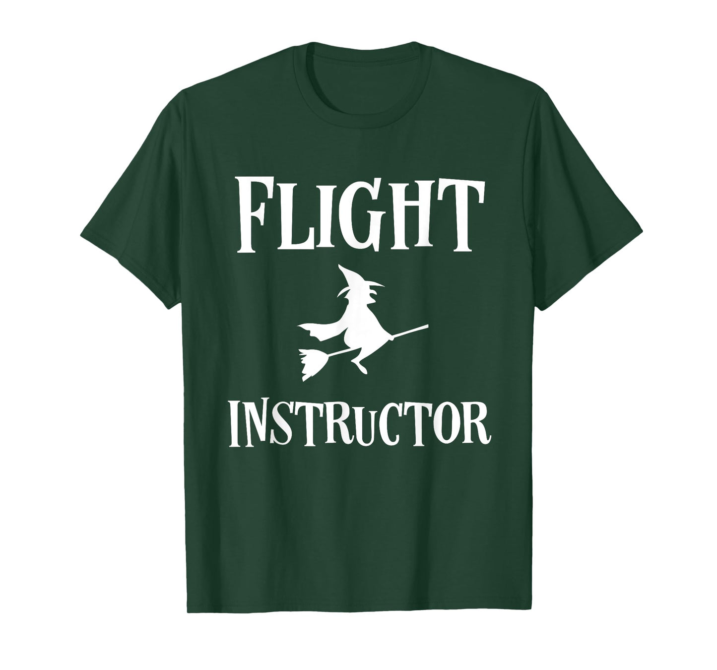 Funny Flight Instructor Witch Funny Halloween Costume T-Shirt