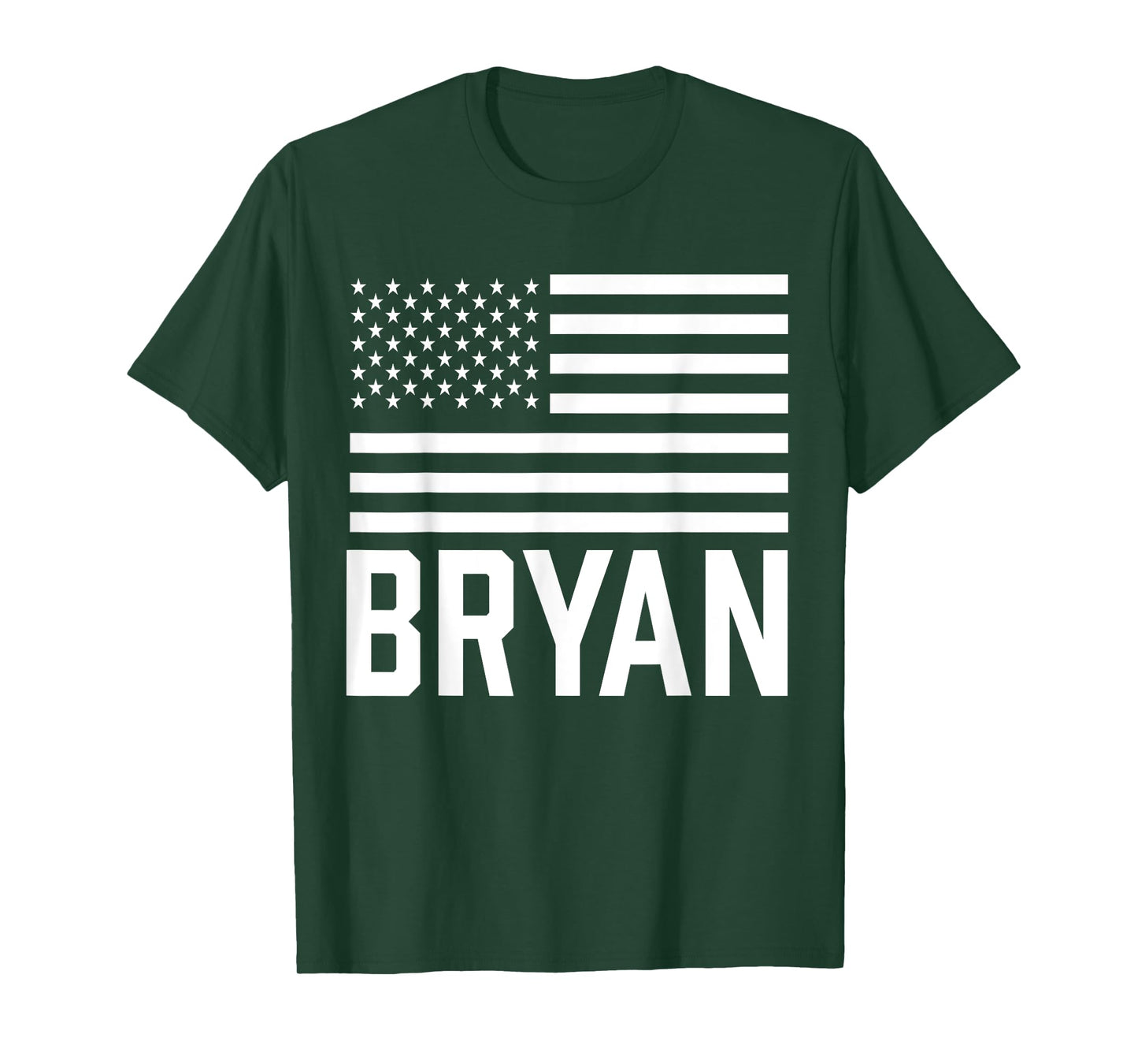 Bryan Personalized Usa Name Birthday Forename T-Shirt