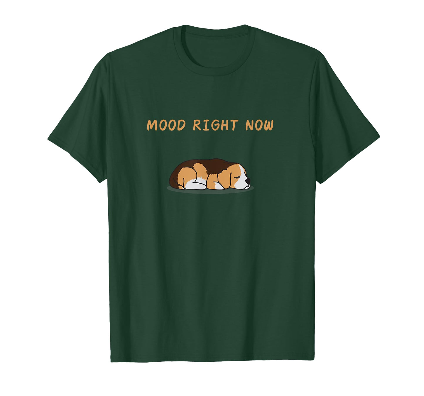 Cute Beagle Dog Sleep Mode Puppy Funny Slogan Pyjamas T-Shirt for Men Women Girls Kids