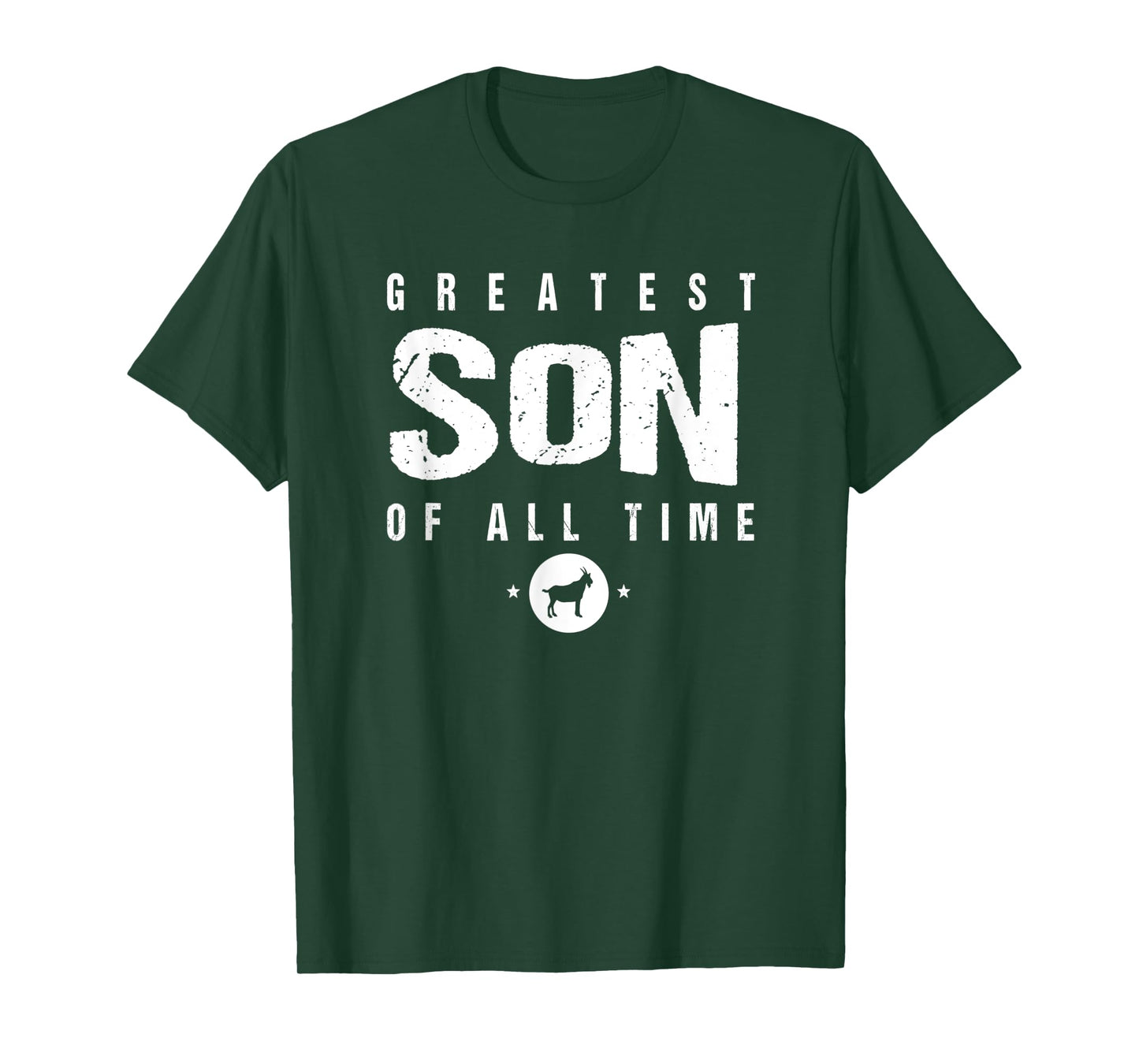 #1 Greatest Son of All Time Gift from Mom Greatest Son Goat T-Shirt