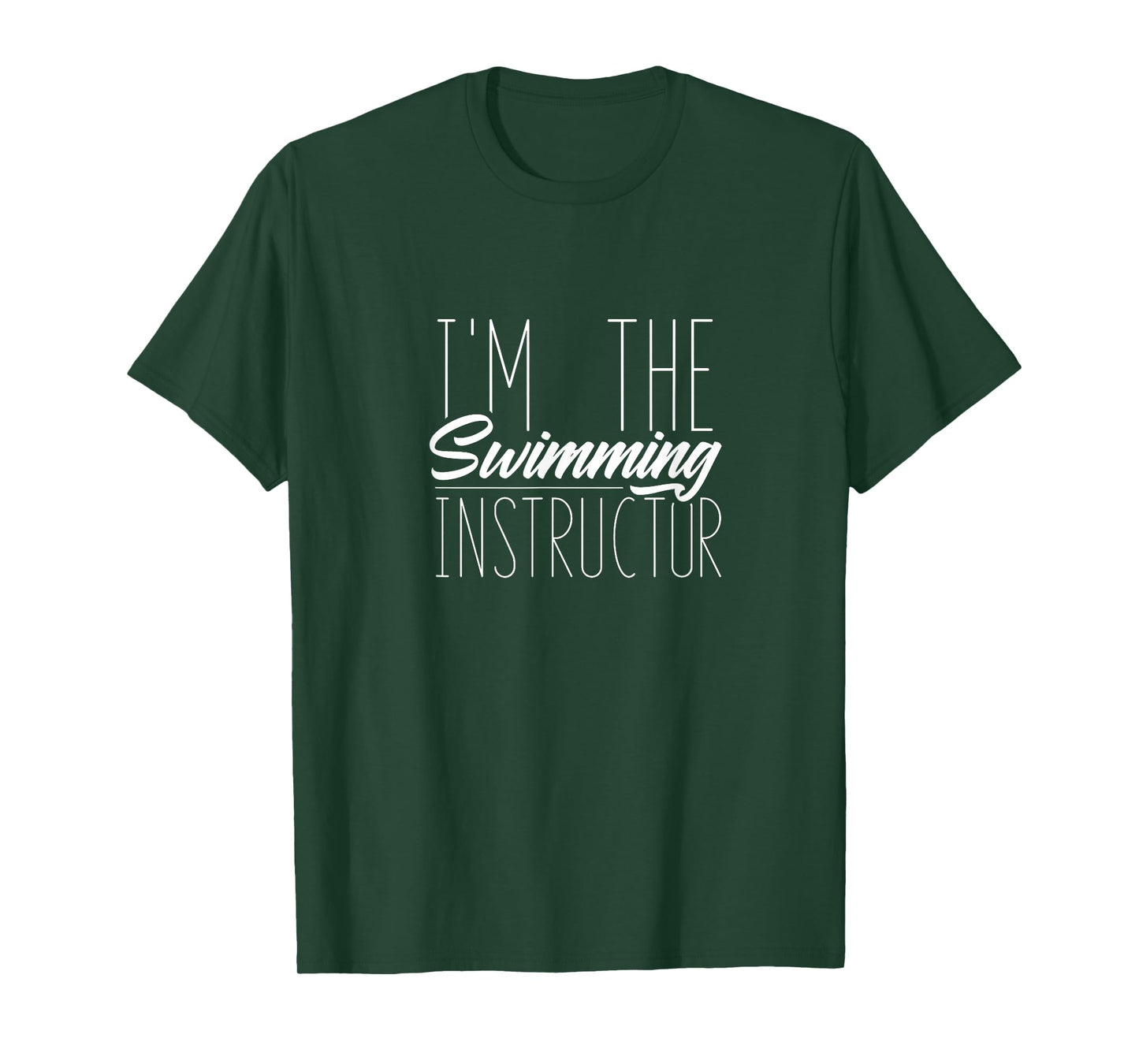I am the swimming instructor Swimmer Coach Swim Teacher T-Shirt