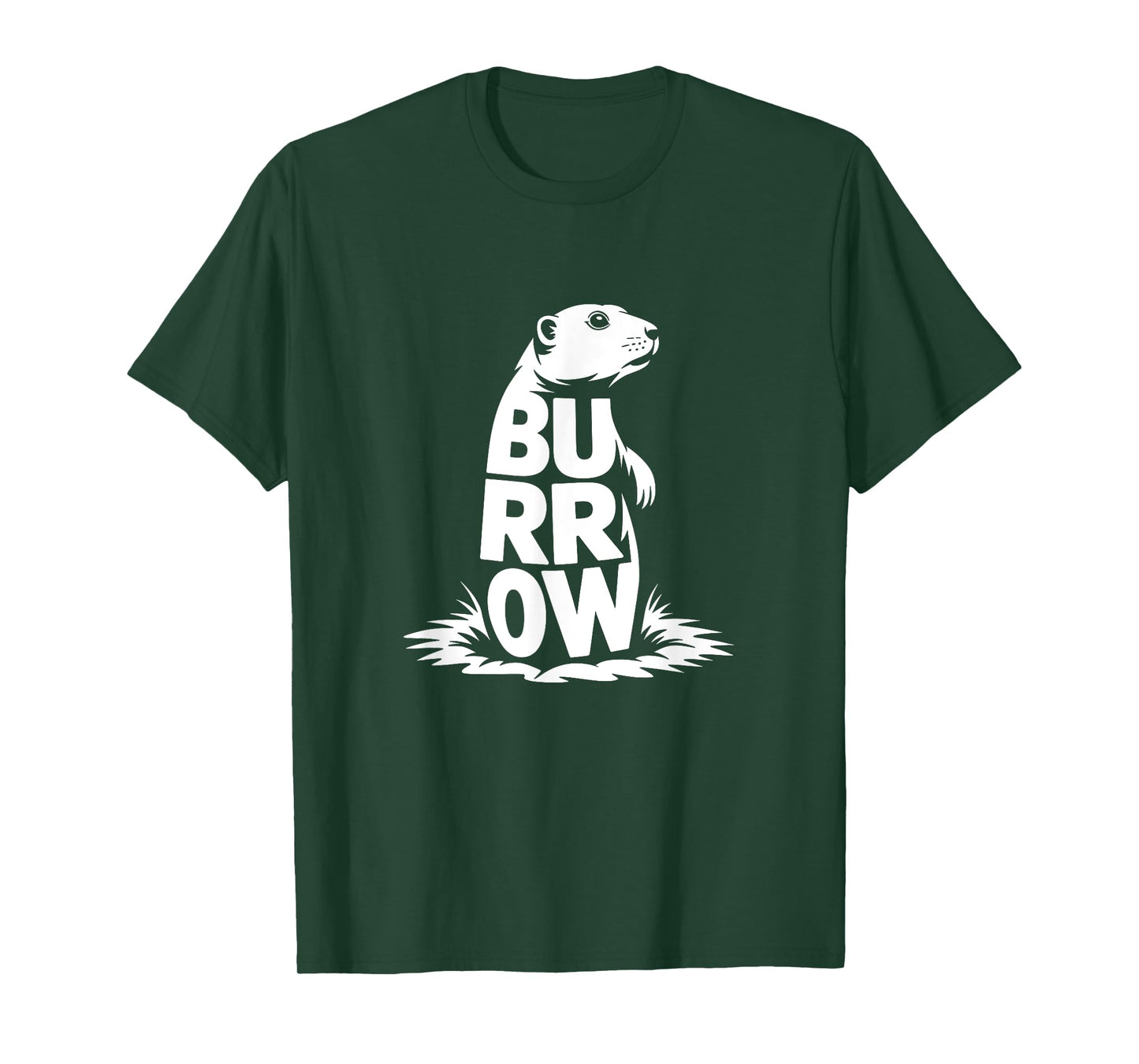 Burrow Prairie Dog Word Art - Introvert Nature Retreat Men Women Kids T-Shirt