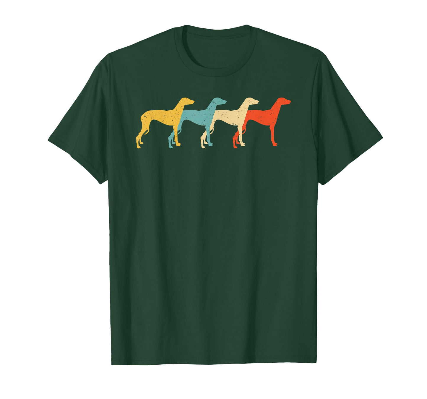 Greyhound Vintage Retro Dog Pet Racer Lover 60s 70s Gift Men Women Girls Kids T-Shirt