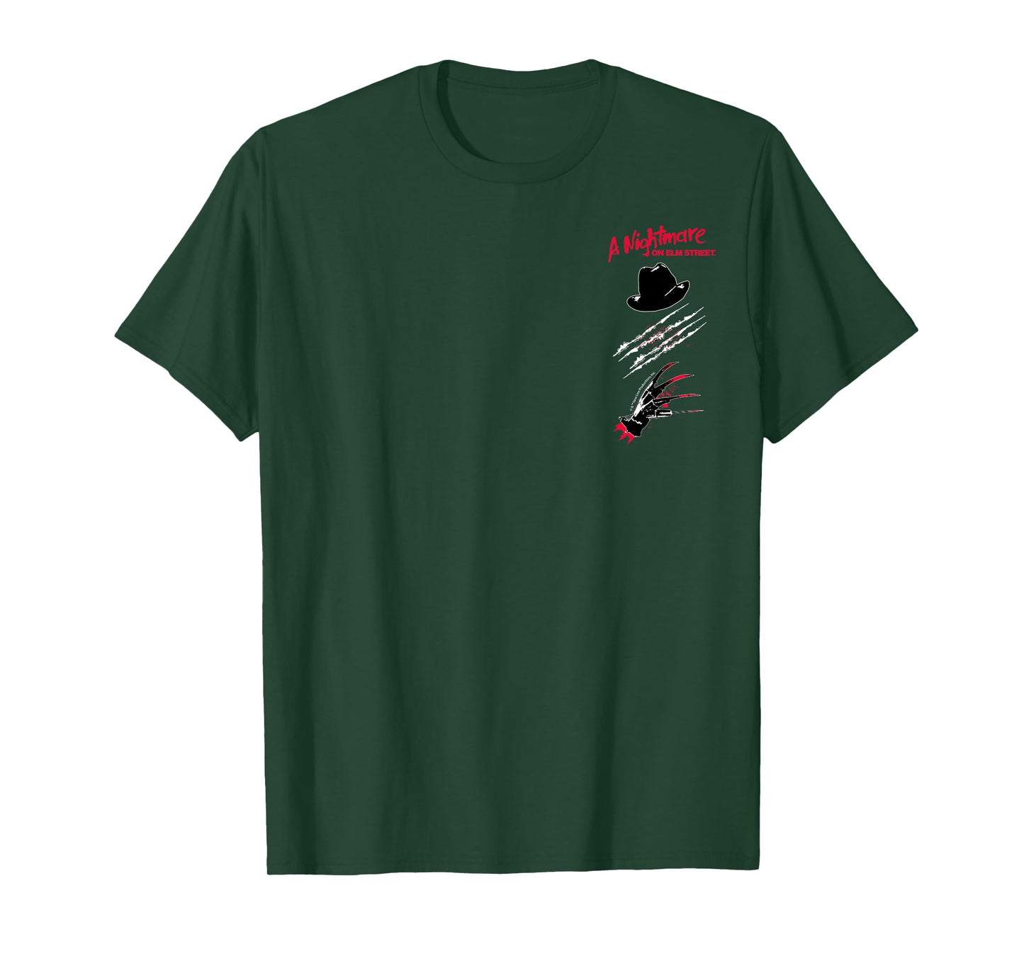 Nightmare on Elm Street Films - Freddy Krueger Hat and Glove T-Shirt