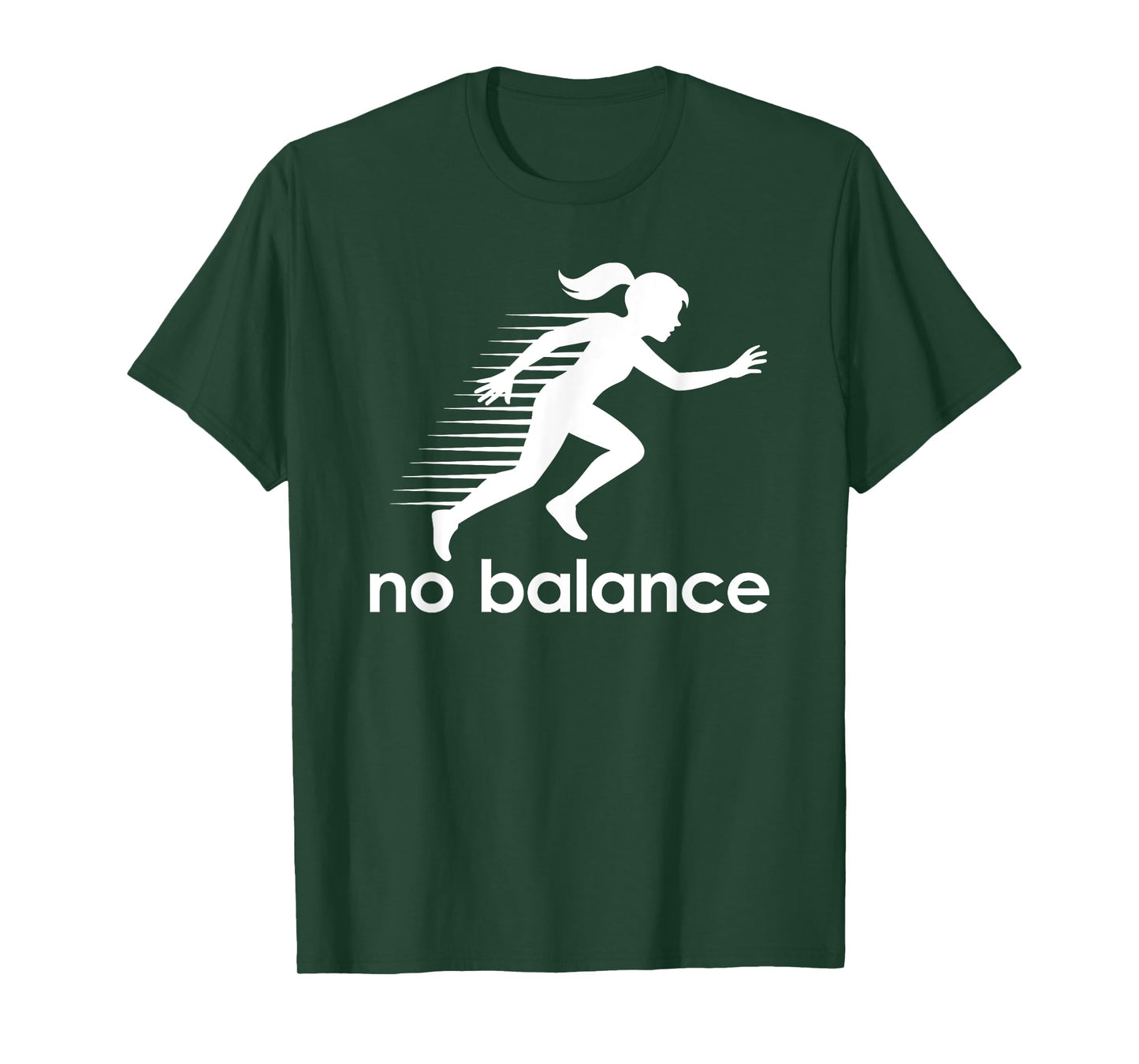 No Balance - Funny Sneaker Pun Graphic Girl Falling T-Shirt