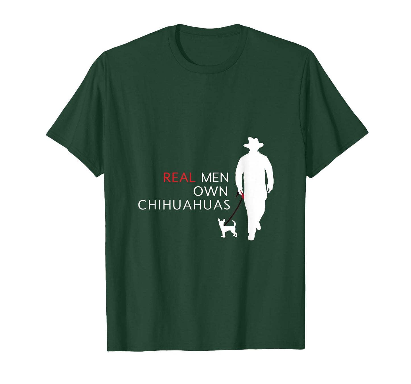 Real Men Own Chihuahuas T-Shirt Dog Retro Vintage Funny T-Shirt