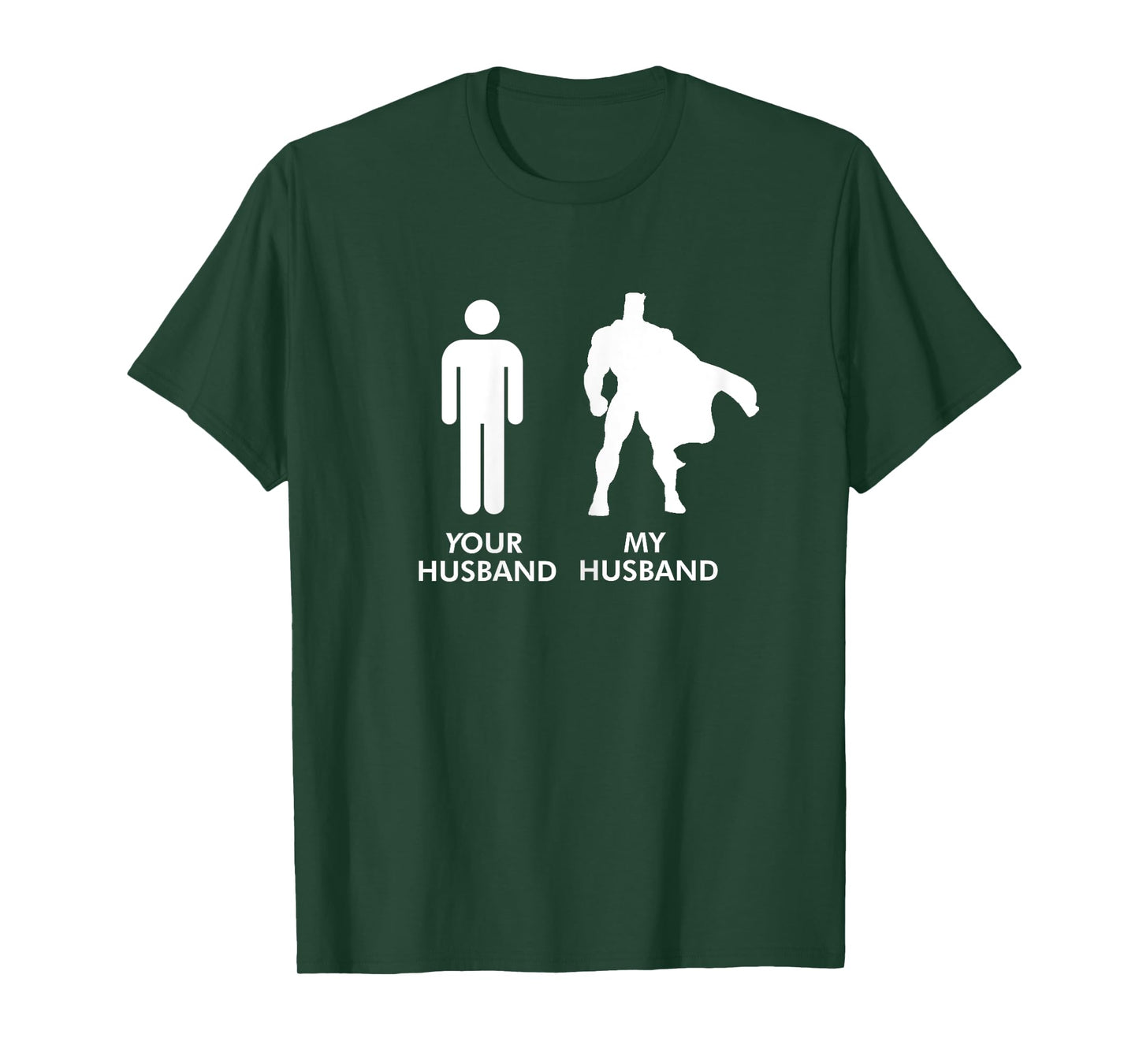 Your Husband vs My Husband Superhero Wife T-Shirt T-Shirt