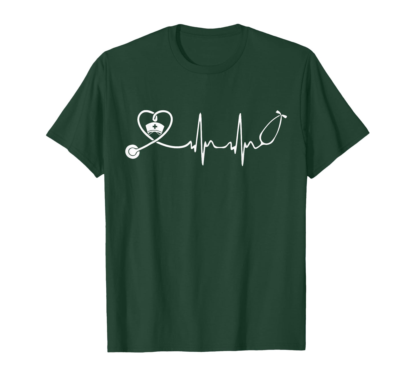 Nurse Stethoscope Heartbeat Nurse Week 2025 T-Shirt