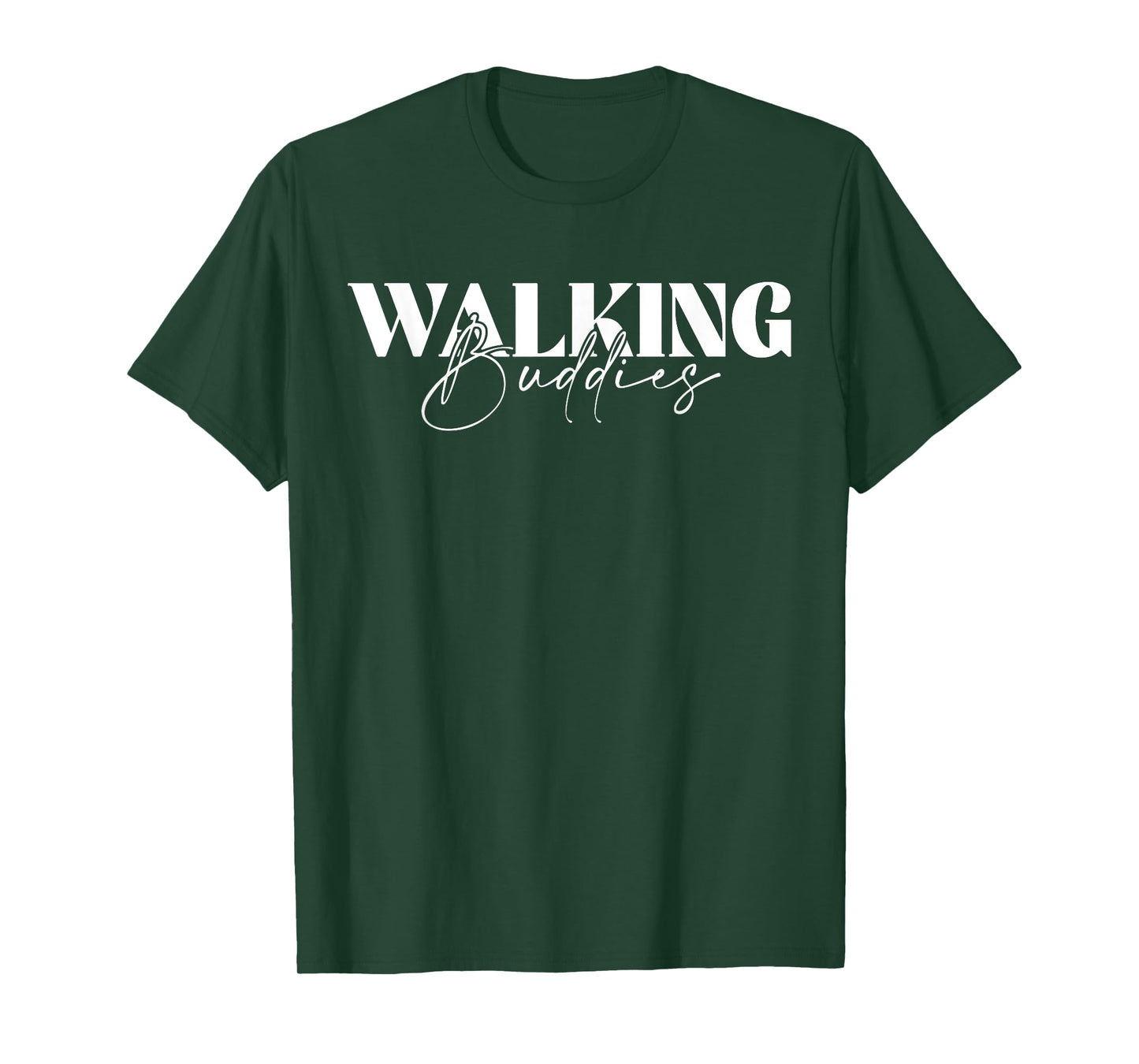 Walking Buddies Cute Hiking Jogging Friendship T-Shirt