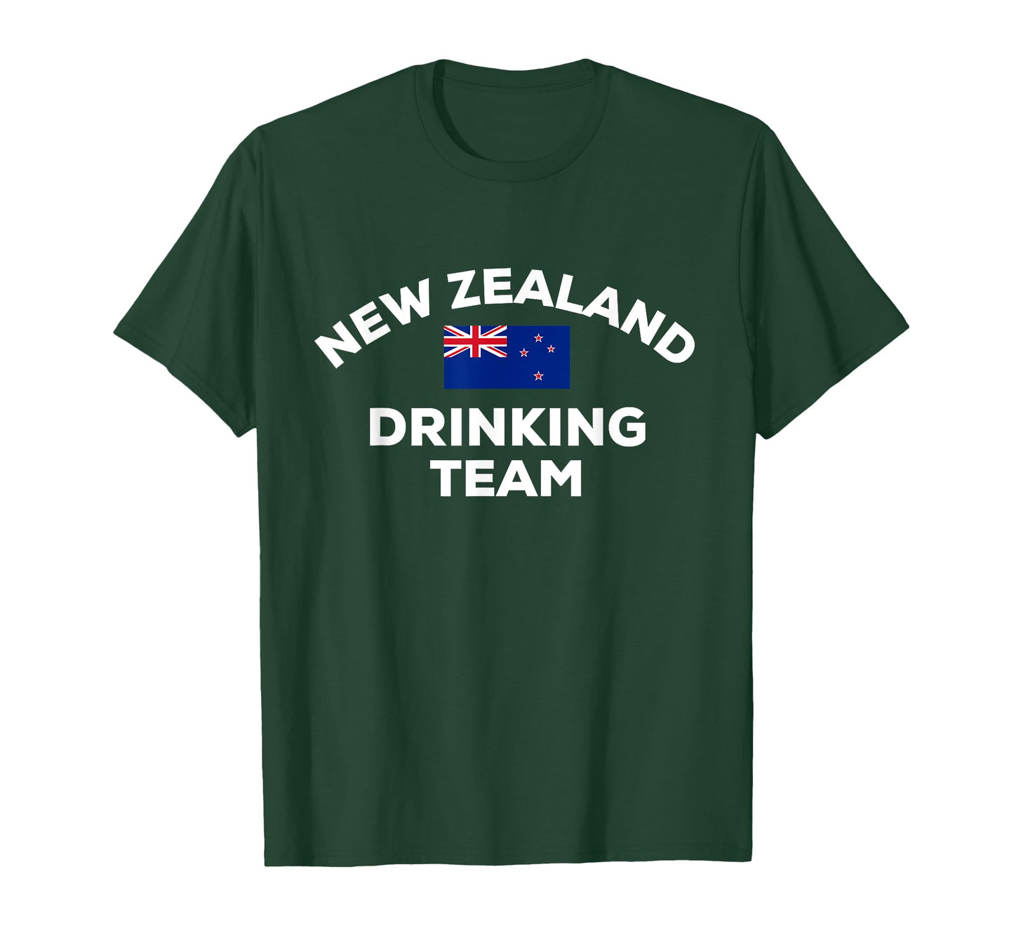 New Zealand Drinking Team Flag Country Funny Matching Group T-Shirt