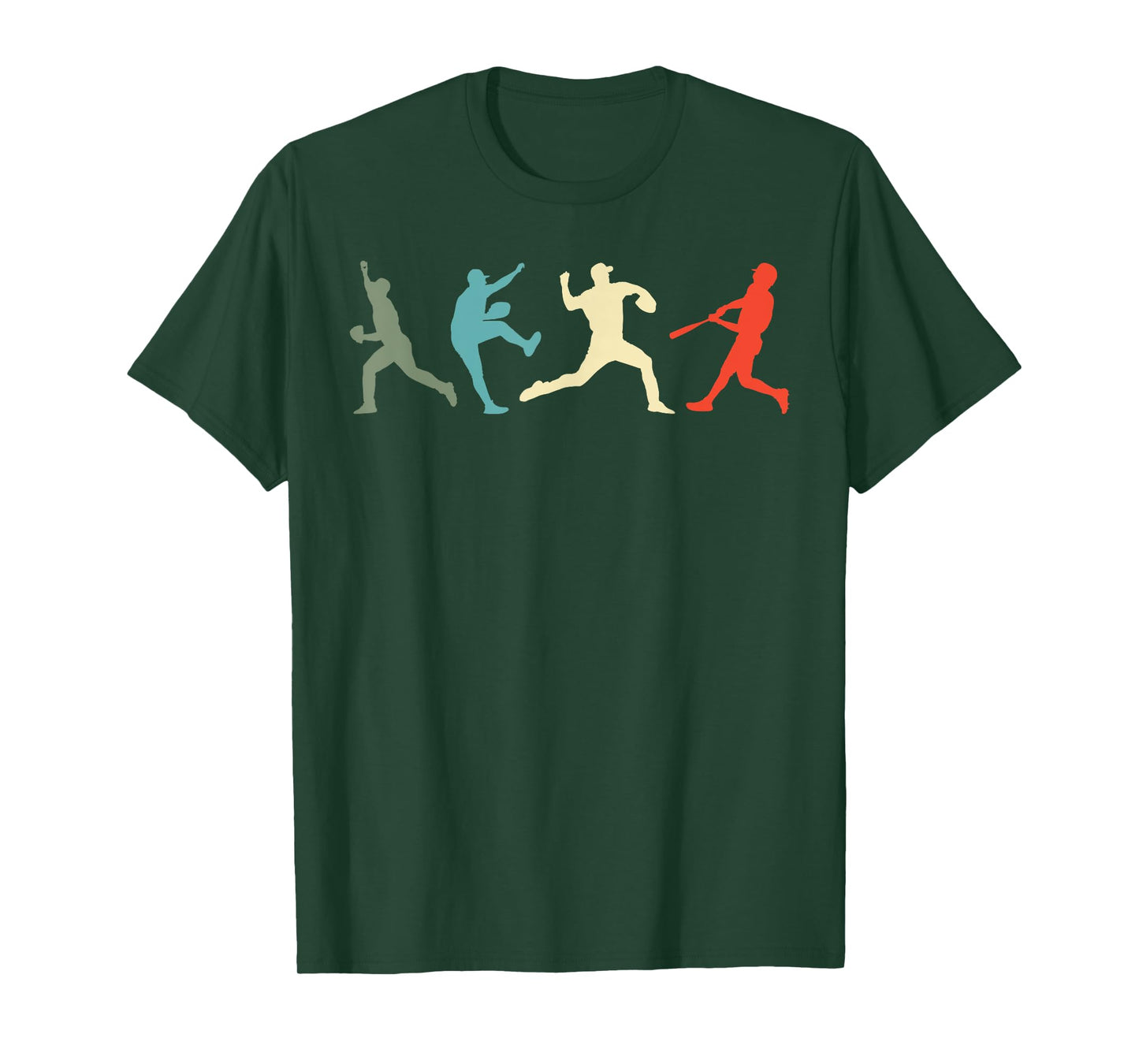 Baseball Vintage Catcher Pitcher Batter T-Shirt