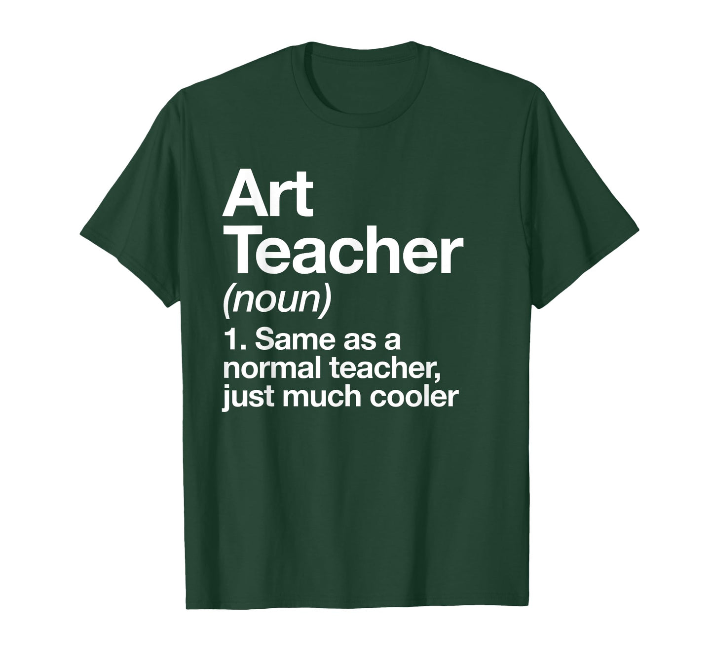 Art Teacher Definition Funny Back To School First Day T-Shirt