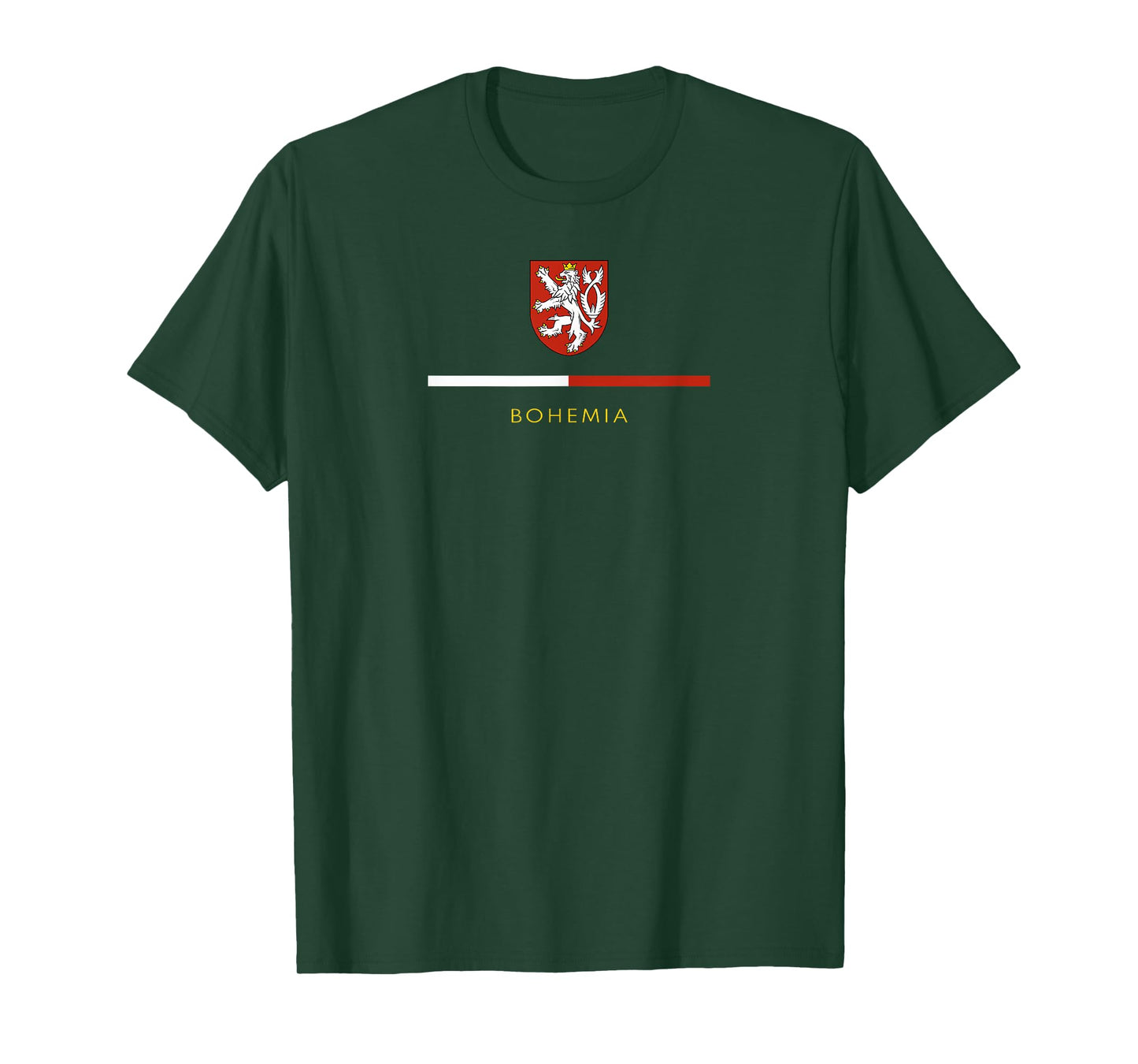 Bohemia Crest Logo Czech Republic Bohemian National Flag Art T-Shirt