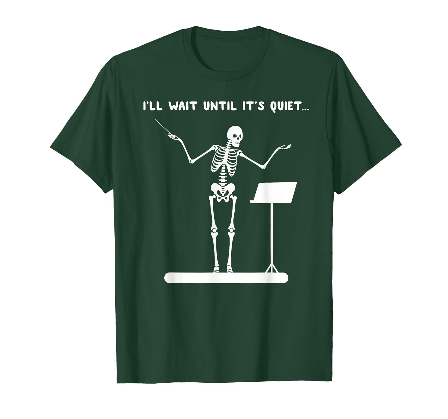 I'll Wait Until It's Quiet...Halloween Spooky Teacher Funny T-Shirt