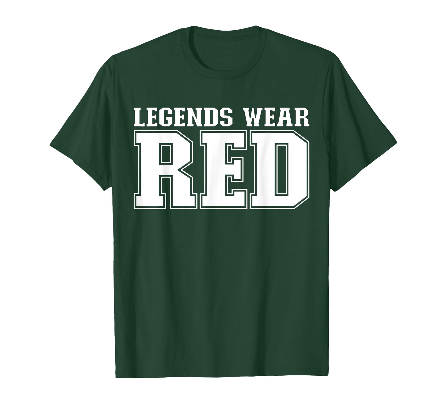 Legends Wear Red Spirit Wear Team Game Color War Funny T-Shirt
