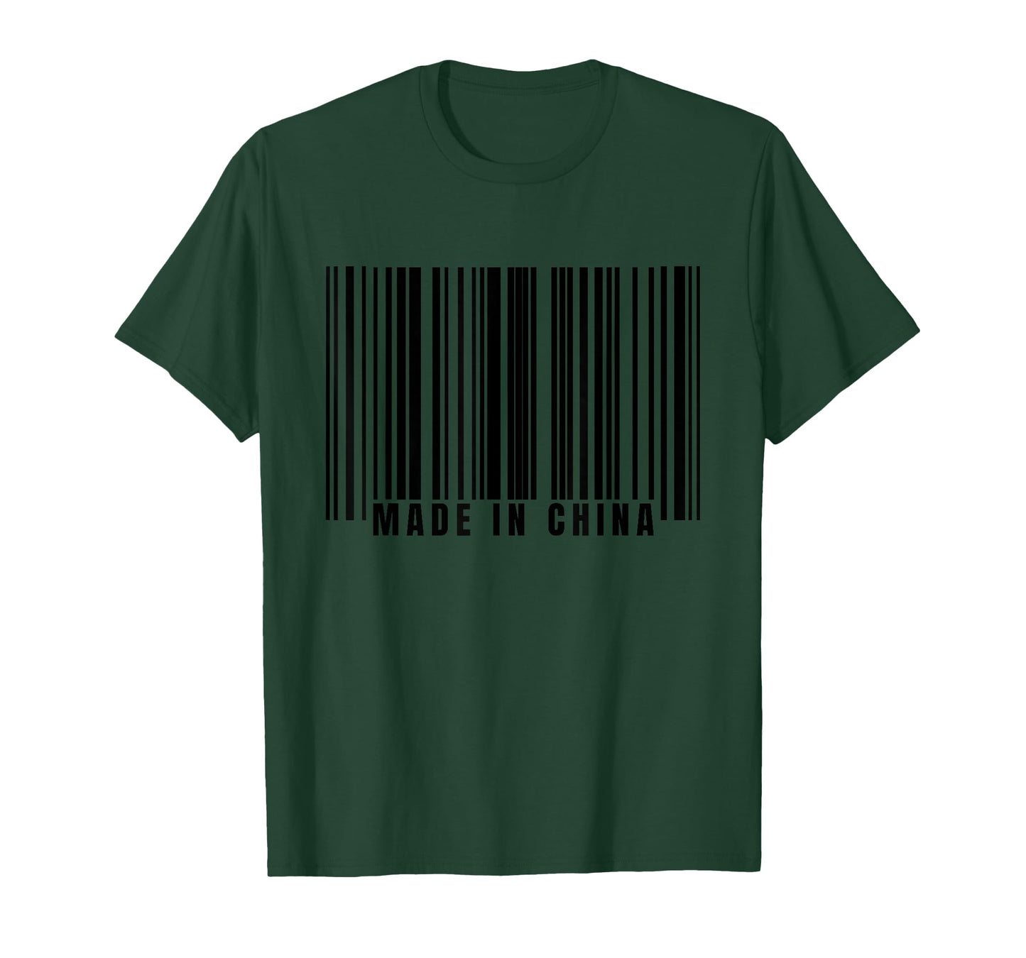 Barcode Made or Born in China Chinese Birth Country China T-Shirt
