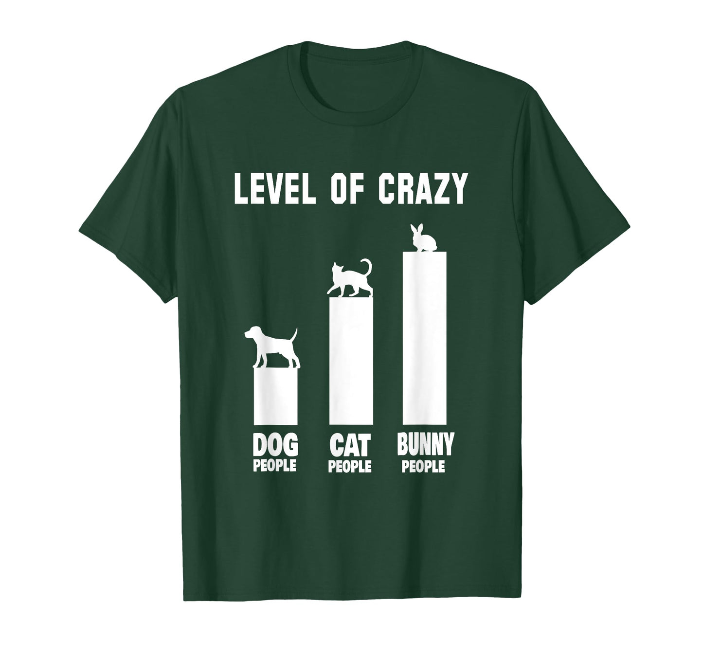 Bunny Outfit Rabbit Owners Level Of Crazy Bunny People T-Shirt