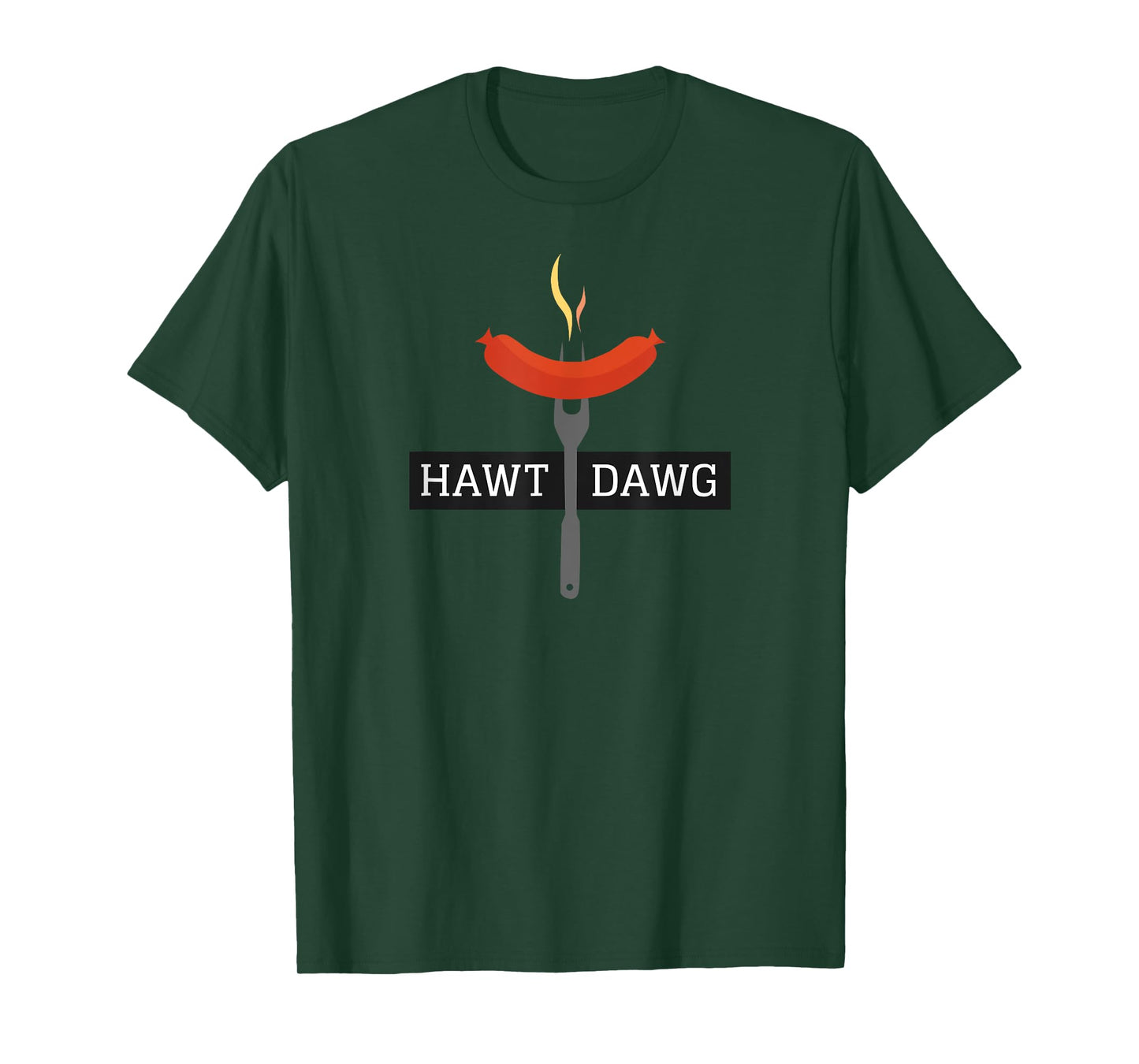 Hawt Dawg Hot Dog Men Women Tee T-Shirt