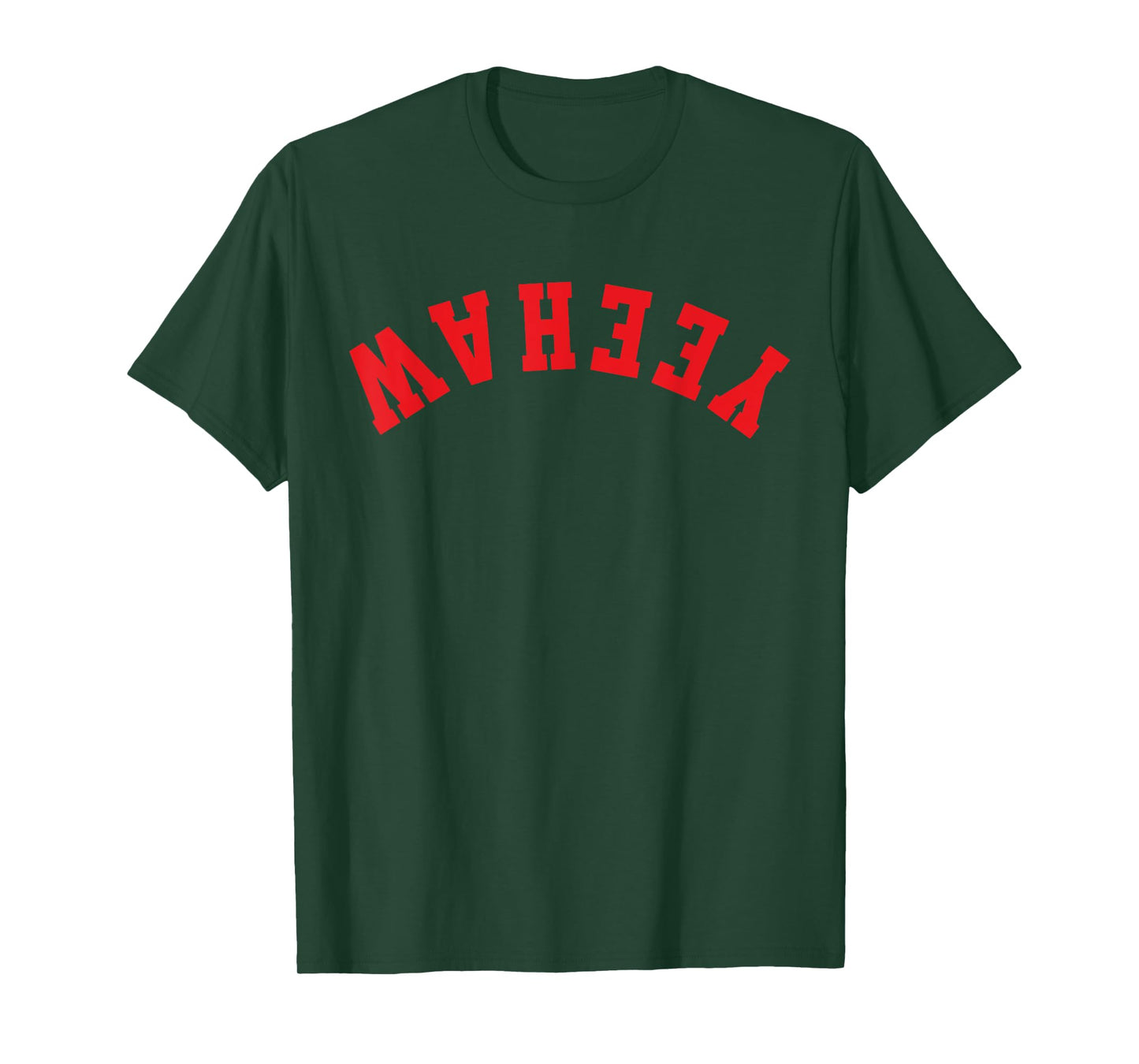 Funny Upside down YEEHAW Cowgirl Aesthetic T-Shirt