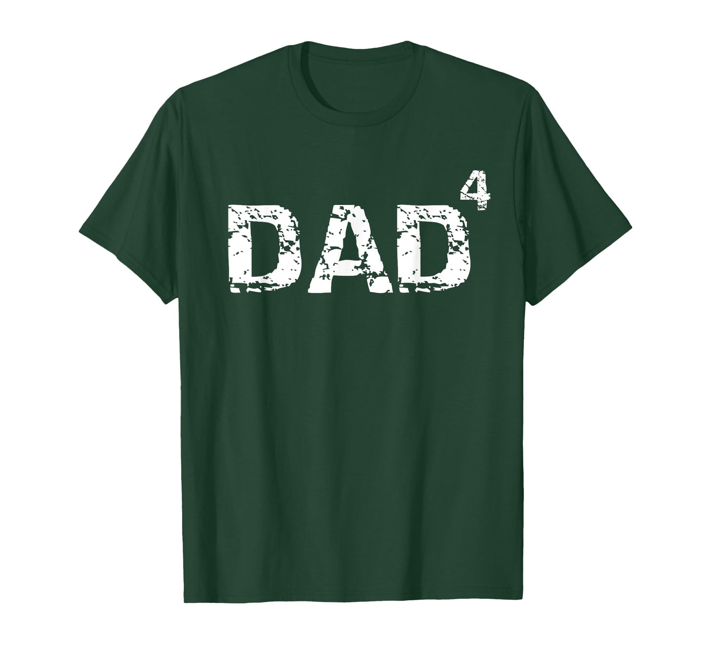 Father's Day Gift from Kids Dad of 4 Dad to the Fourth Power T-Shirt