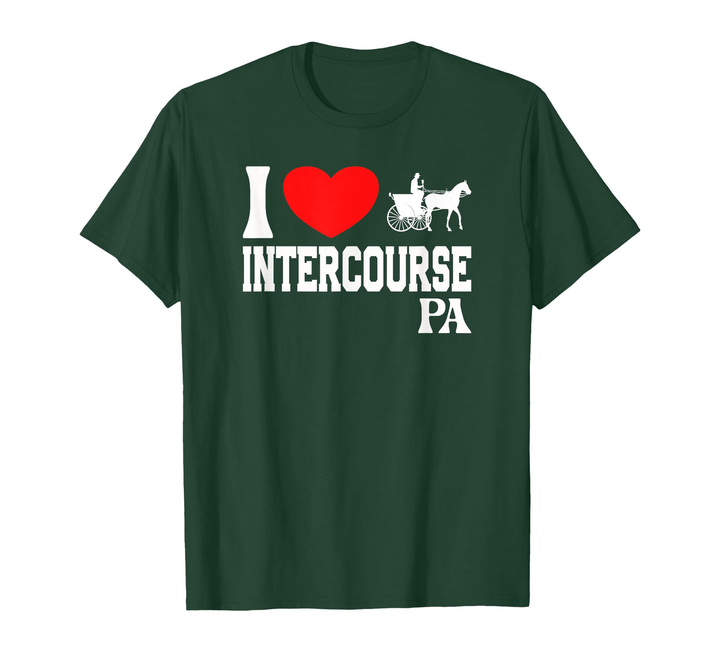 Funny I Love Intercourse PA Shirt for Proud Pennsylvanians T-Shirt