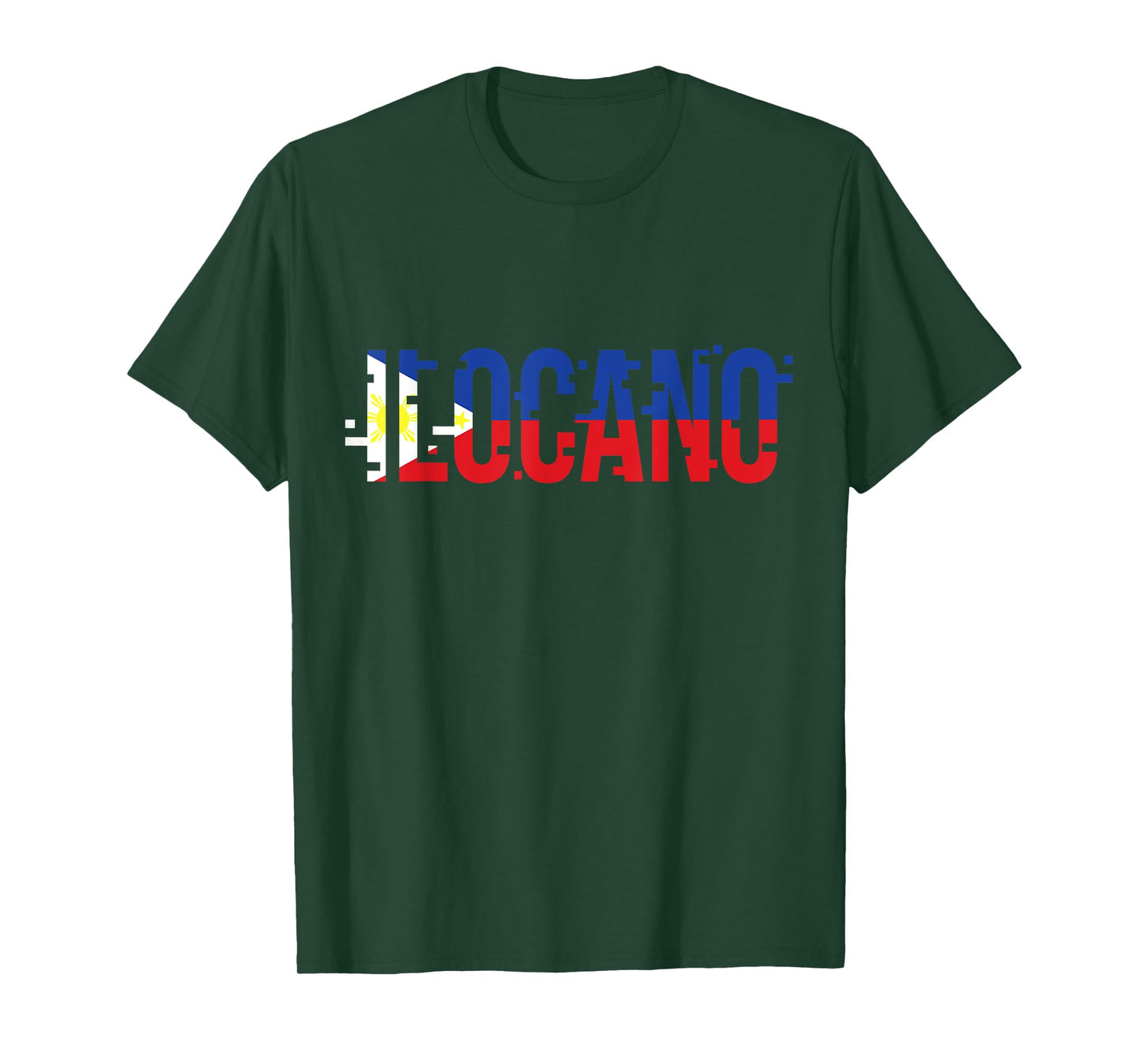 Tatak Noypi Clothing, Inc. Ilocano Filipino Filipina Philippines Flag Pinoy Design Unisex-Adults Black Short Sleeve Classic Fit T-Shirt