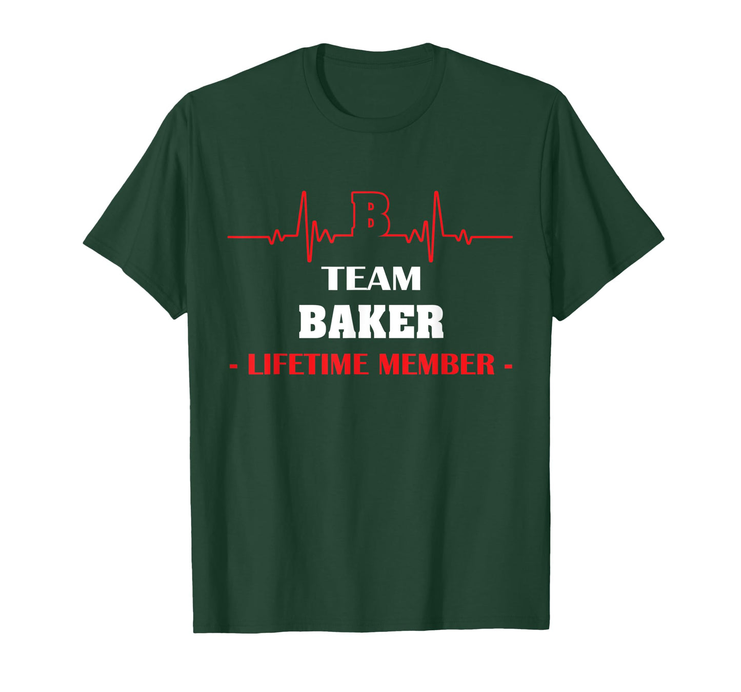 Team BAKER lifetime member blood completely family T-Shirt
