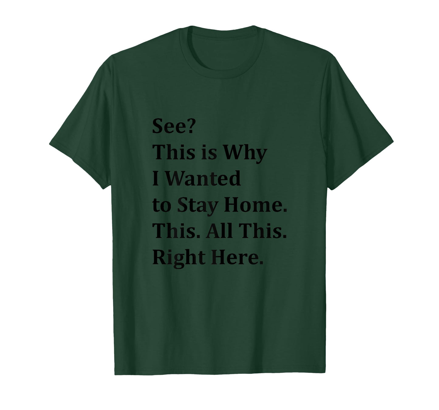 See This is Why I Wanted to Stay Home T-Shirt
