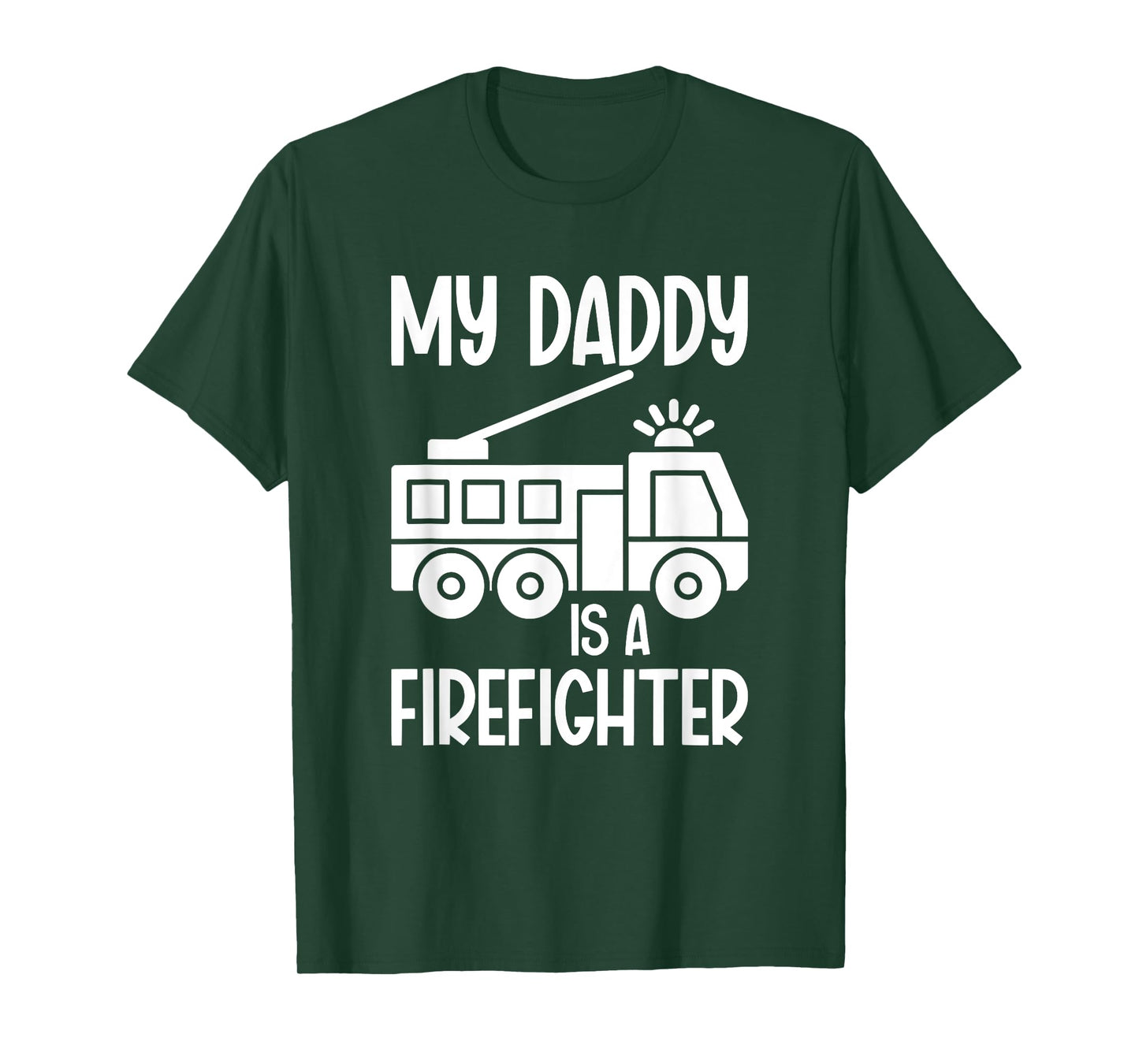 My Daddy Is A Firefighter Daughter Fireman Daughter T-Shirt
