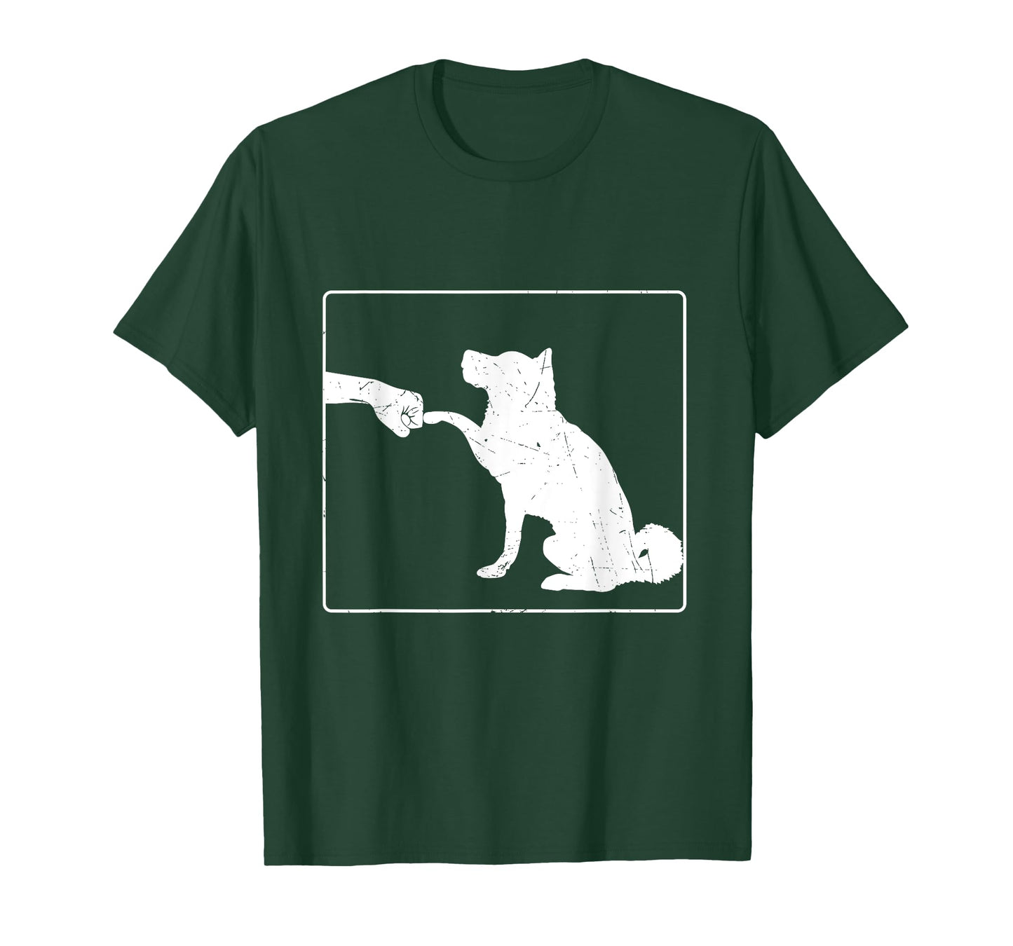 Dog Fist Bump Best Friend Dog Lover T-Shirt for Men Women Girls Kids