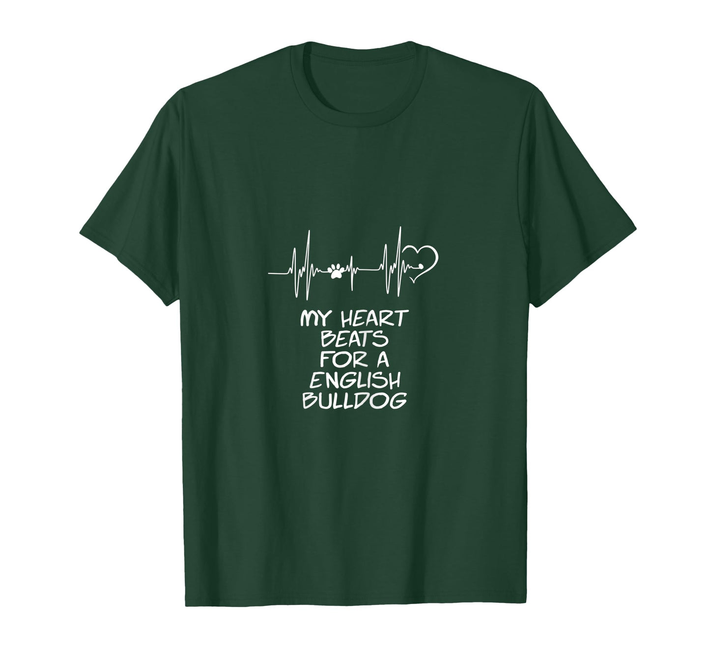 My heart beats for a english bulldog Women T-Shirt