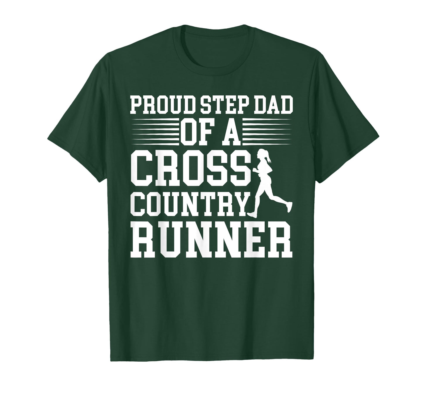 Proud Cross Country Runner Stepdad Cross Country Step-Dad T-Shirt