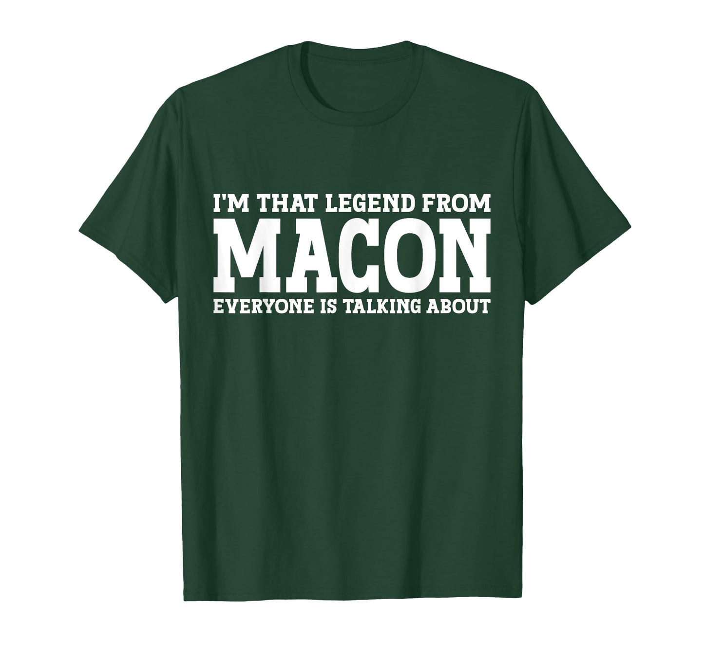 Macon Hometown GA Georgia Home Roots Funny City Macon T-Shirt
