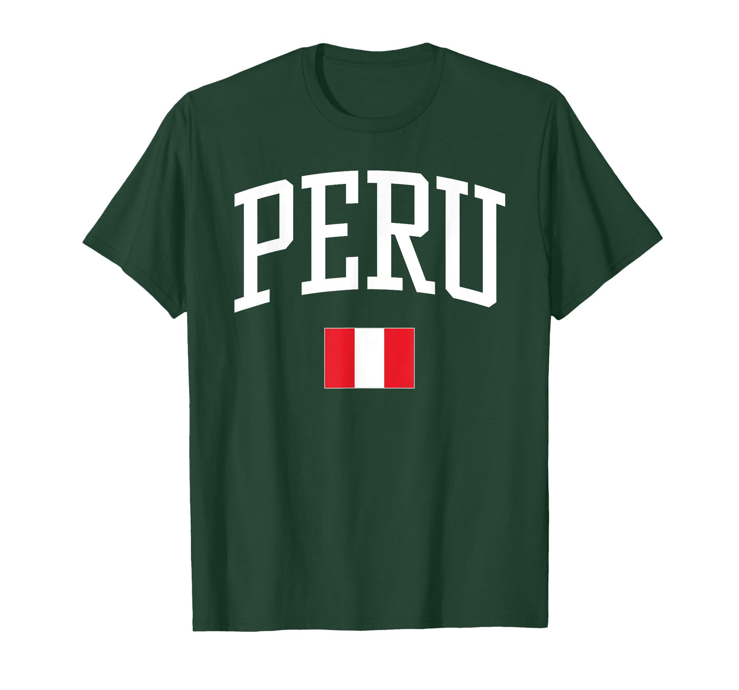 Vintage Flag of Peru Love Your Country T-Shirt