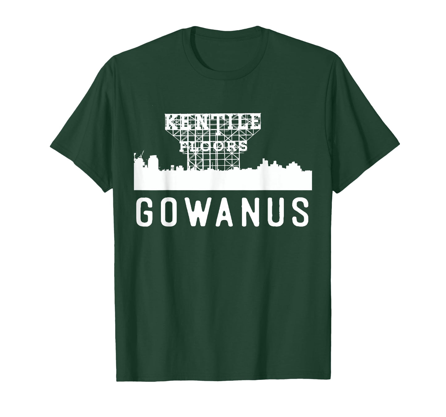 Gowanus Brooklyn New York NY Home Neighborhood Skyline T-Shirt